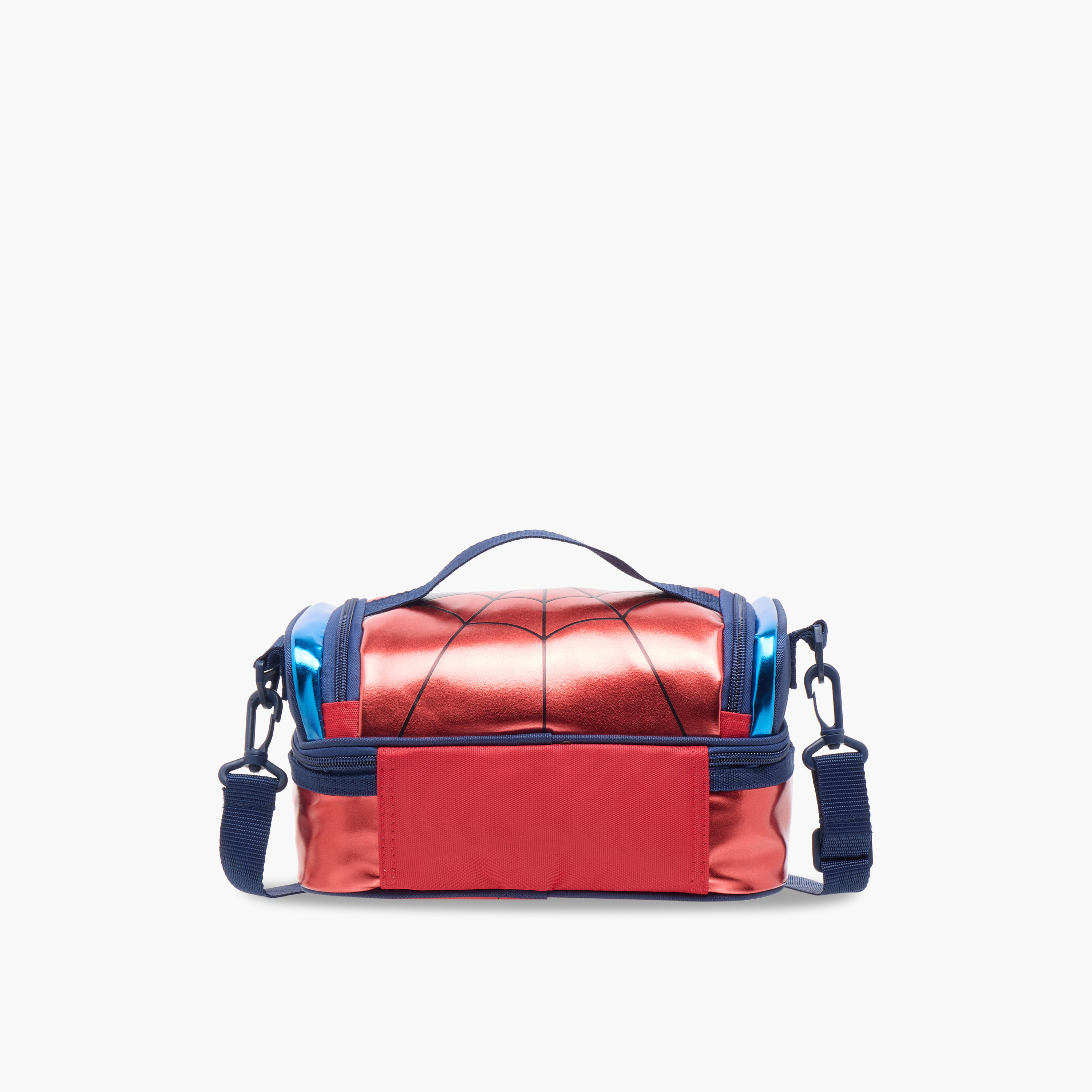 Spider-Man Print Double Layer Lunch Bag with Zip Closure-school-lunchessentials-lunchbags-image-3