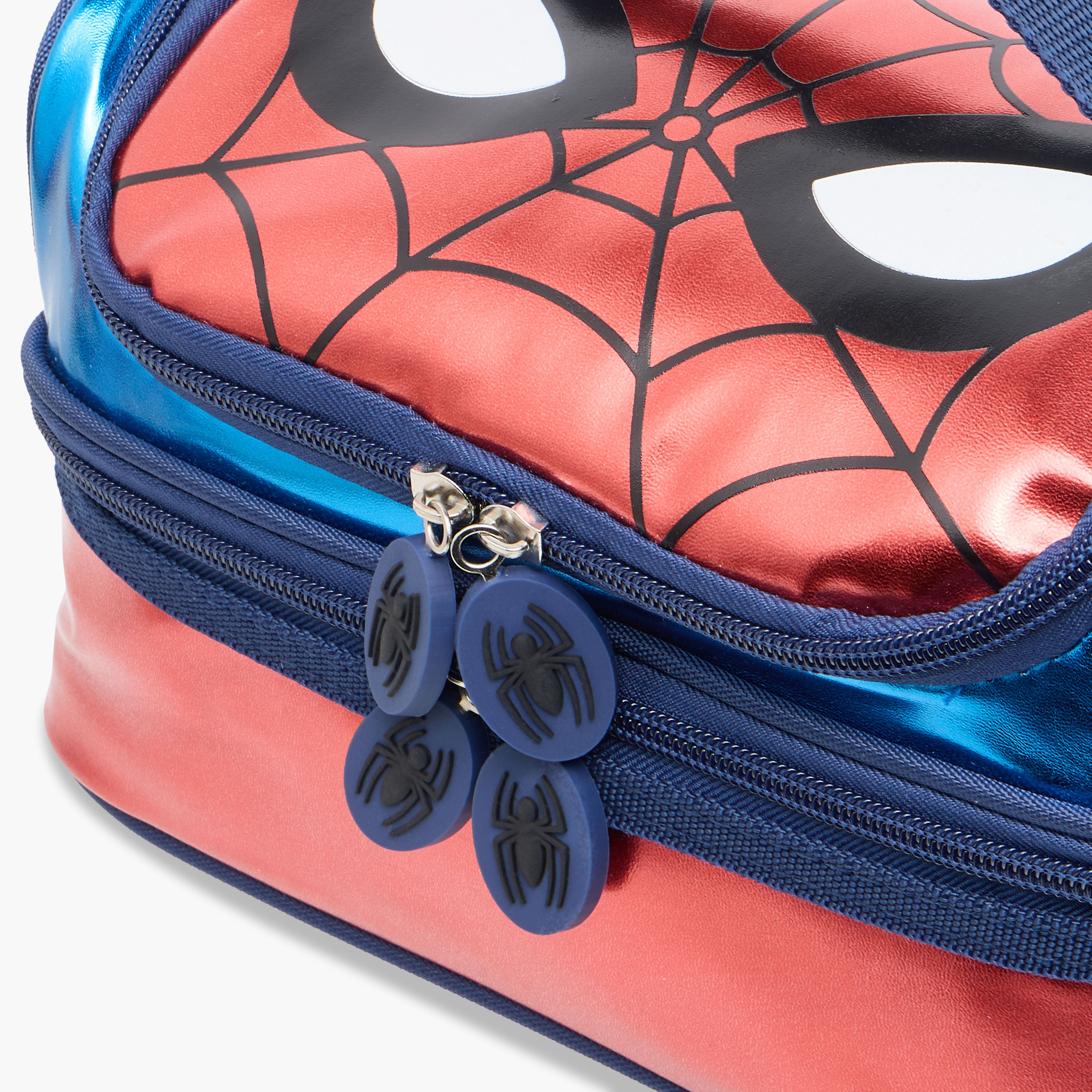 Spider-Man Print Double Layer Lunch Bag with Zip Closure-school-lunchessentials-lunchbags-image-5