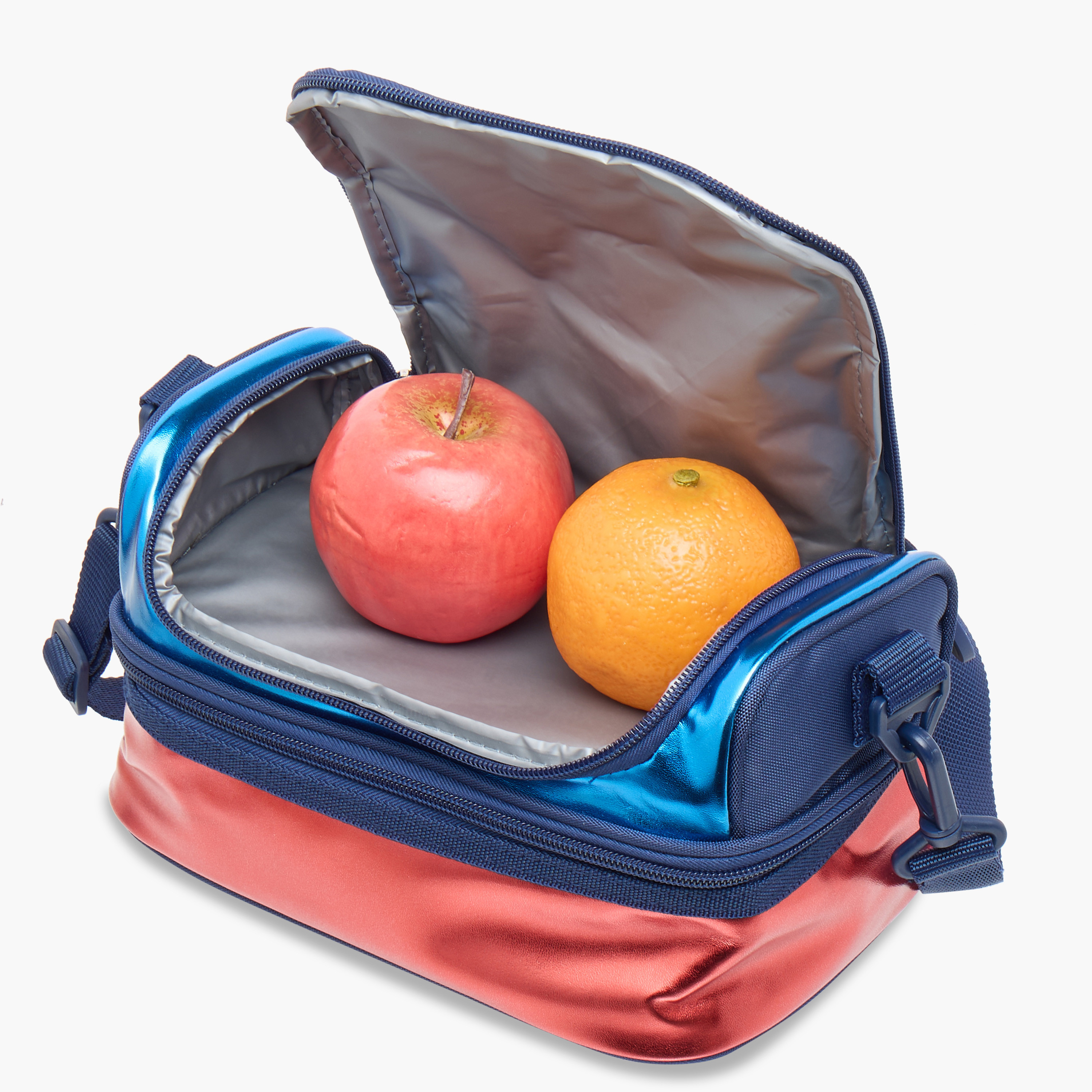 Spider-Man Print Double Layer Lunch Bag with Zip Closure-school-lunchessentials-lunchbags-image-8