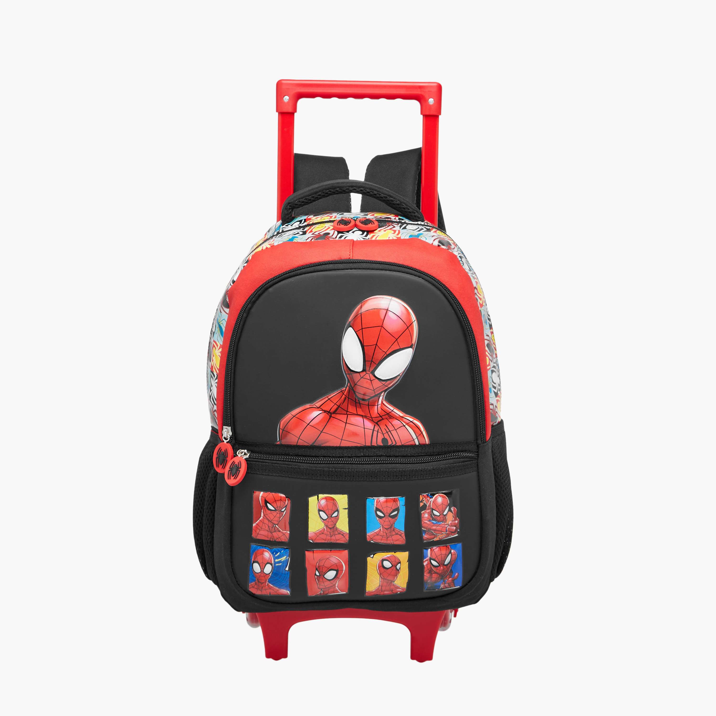 Marvel Spider-Man Trolley Bag for Boys 5-8 Years with Adjustable Strap -school-bagsandbackpacks-trolleybags-image-1