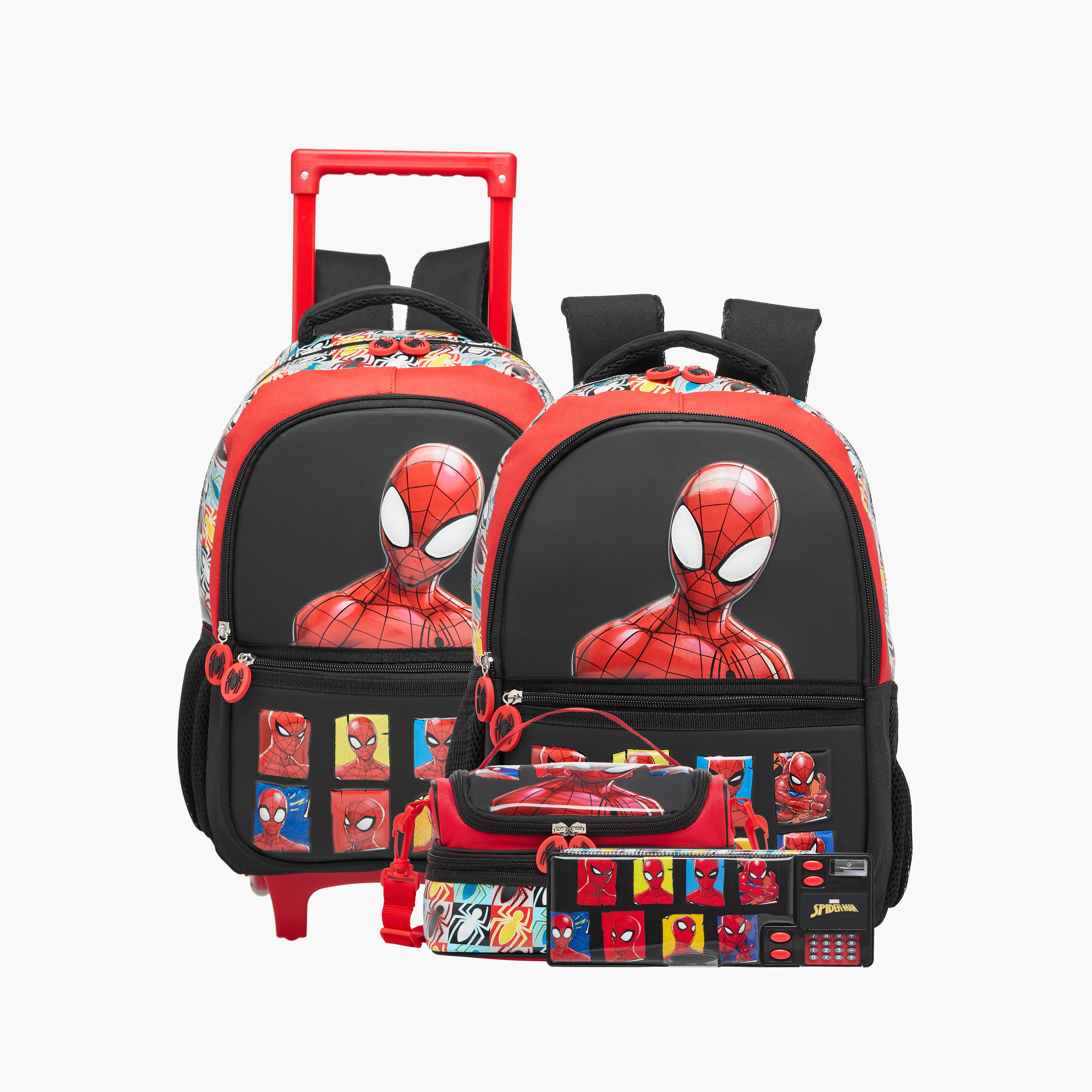 Marvel Spider-Man Trolley Bag for Boys 5-8 Years with Adjustable Strap -school-bagsandbackpacks-trolleybags-image-16