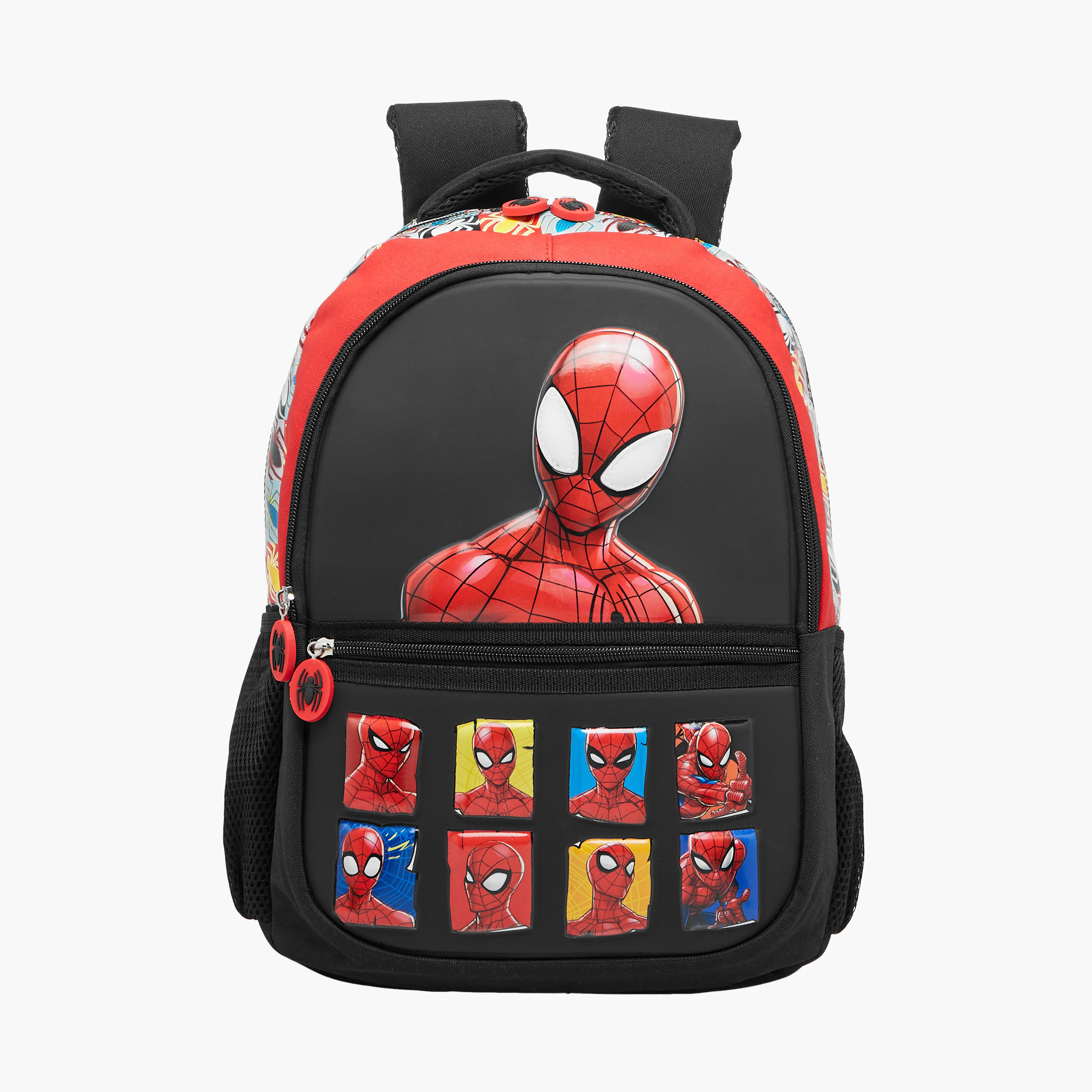 Spider-Man Print Backpack with Adjustable Straps and Zip Closure - 16 inches-school-bagsandbackpacks-backpacks-image-1