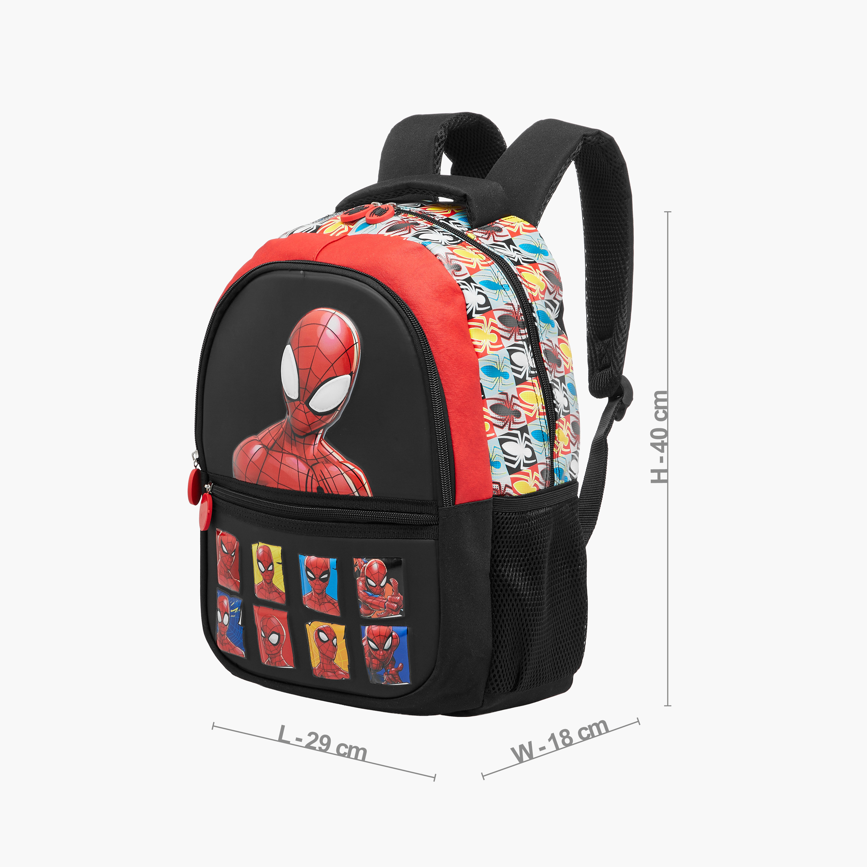 Spider-Man Print Backpack with Adjustable Straps and Zip Closure - 16 inches-school-bagsandbackpacks-backpacks-image-4