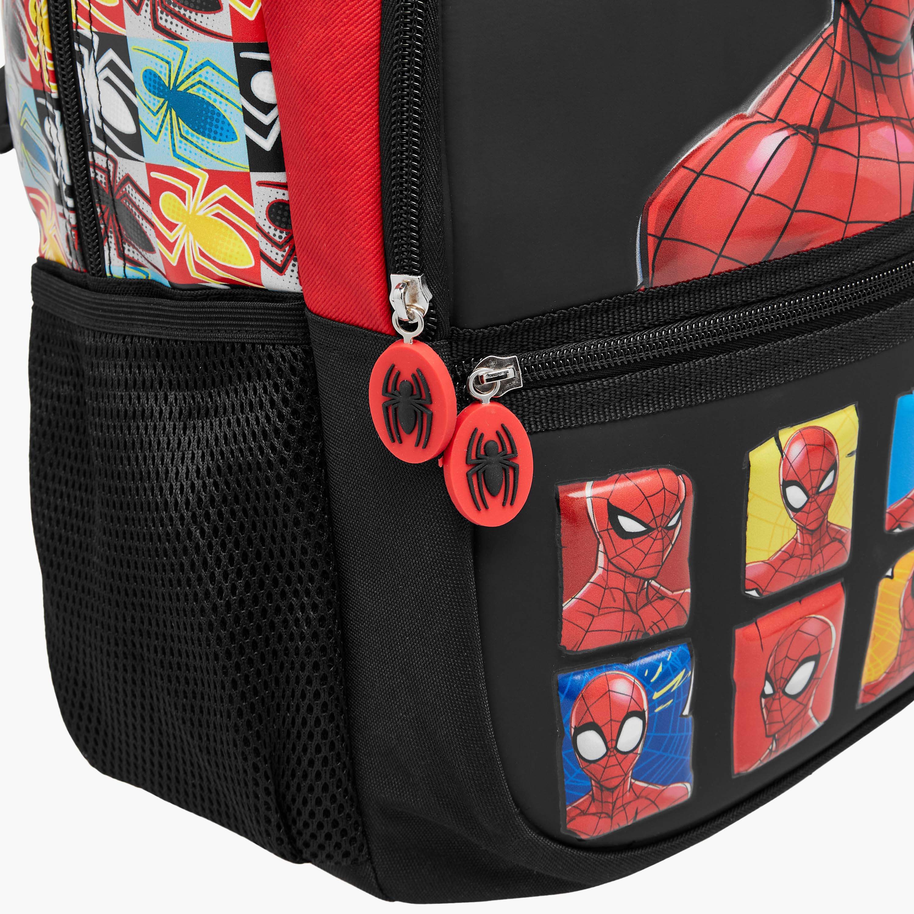 Spider-Man Print Backpack with Adjustable Straps and Zip Closure - 16 inches-school-bagsandbackpacks-backpacks-image-9