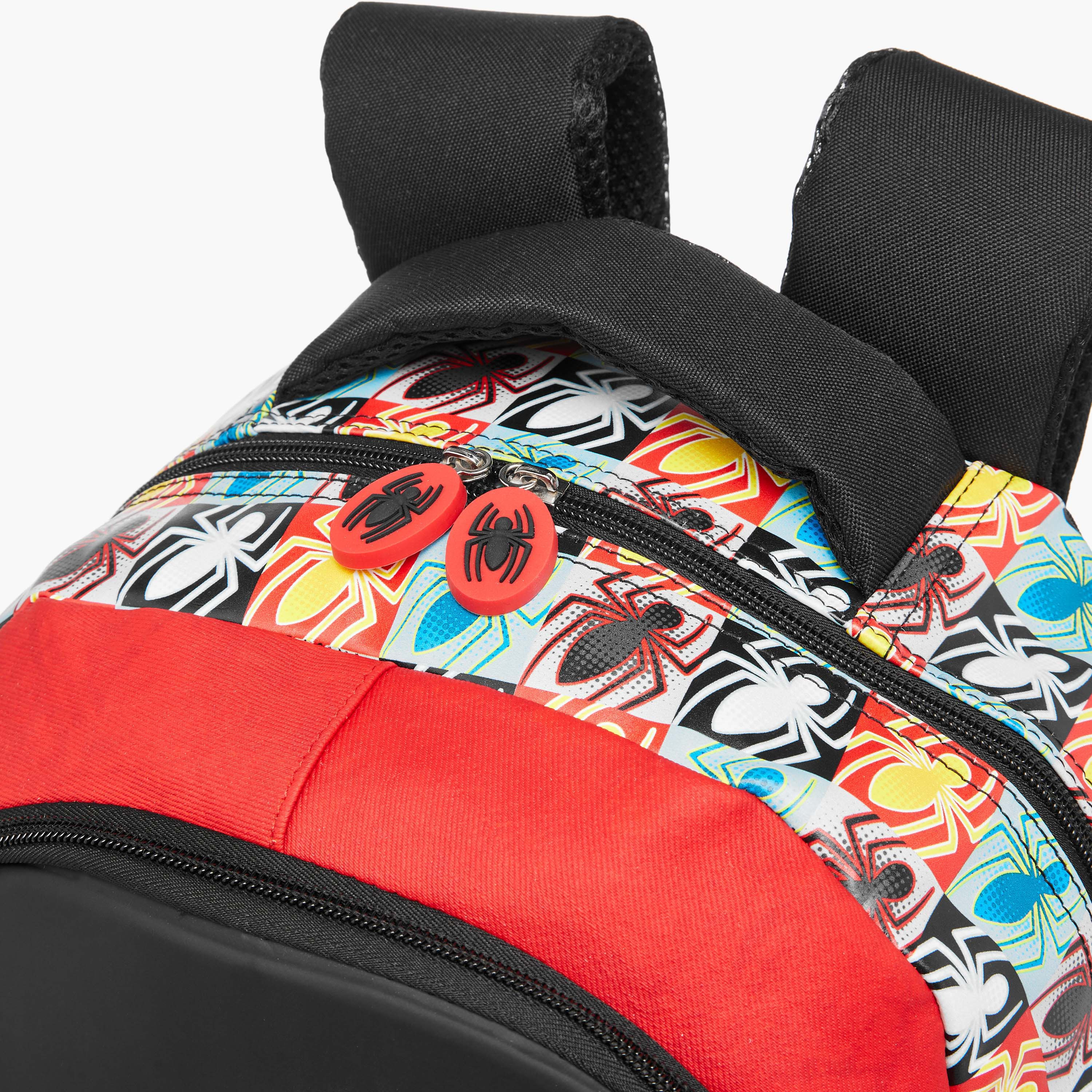 Spider-Man Print Backpack with Adjustable Straps and Zip Closure - 16 inches-school-bagsandbackpacks-backpacks-image-10