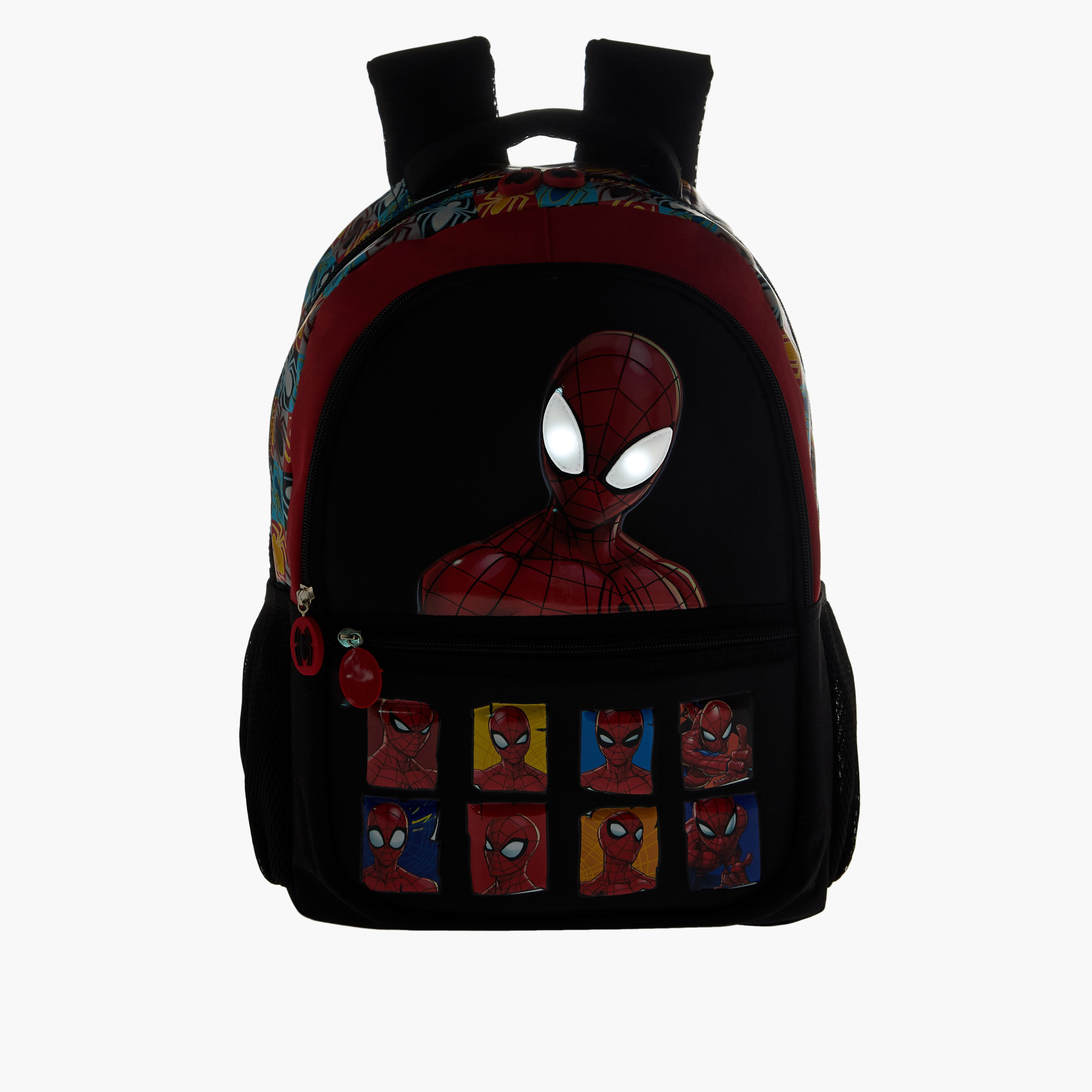 Spider-Man Print Backpack with Adjustable Straps and Zip Closure - 16 inches-school-bagsandbackpacks-backpacks-image-11
