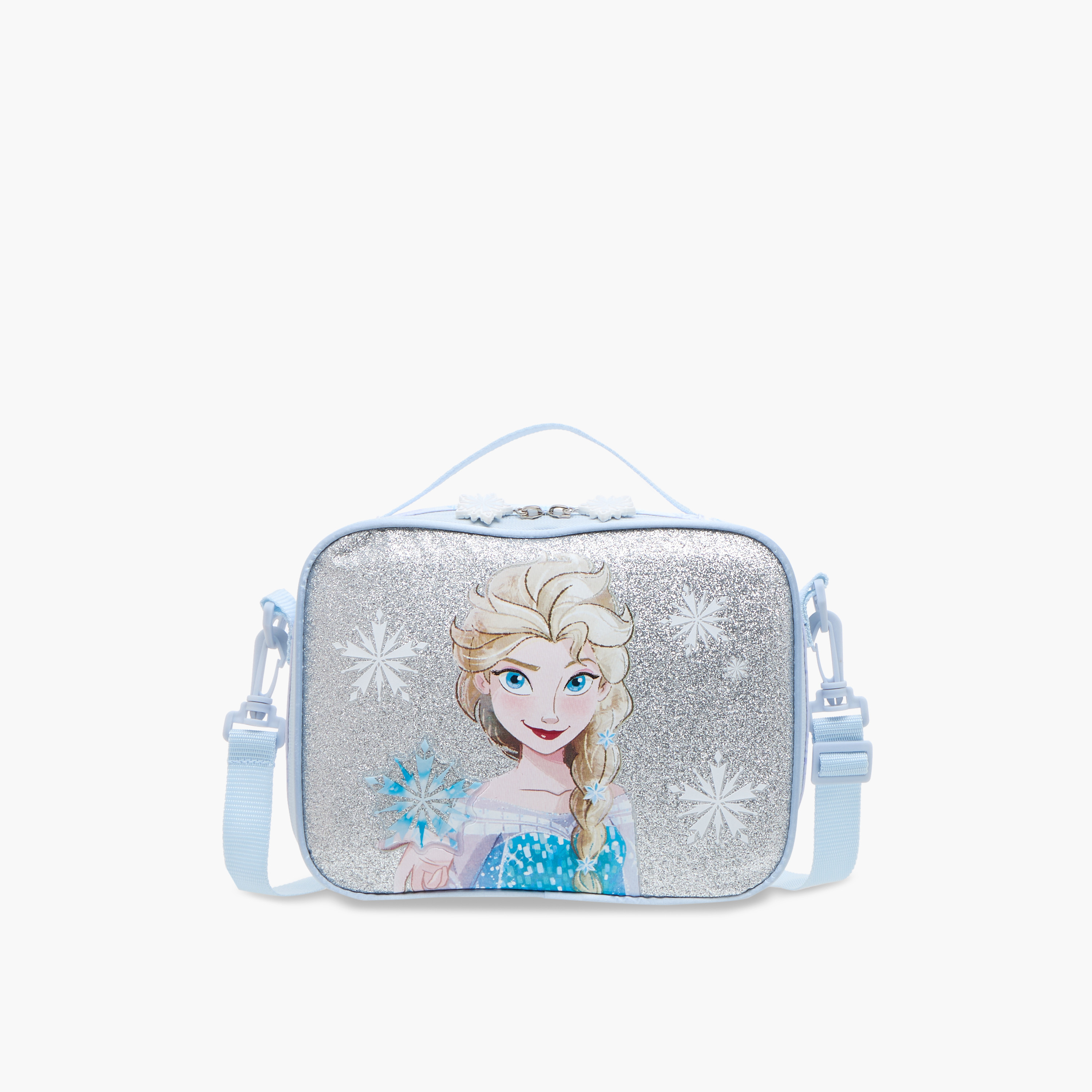 Disney Frozen Print Lunch Bag with Zip Closure-school-lunchessentials-lunchbags-image-1