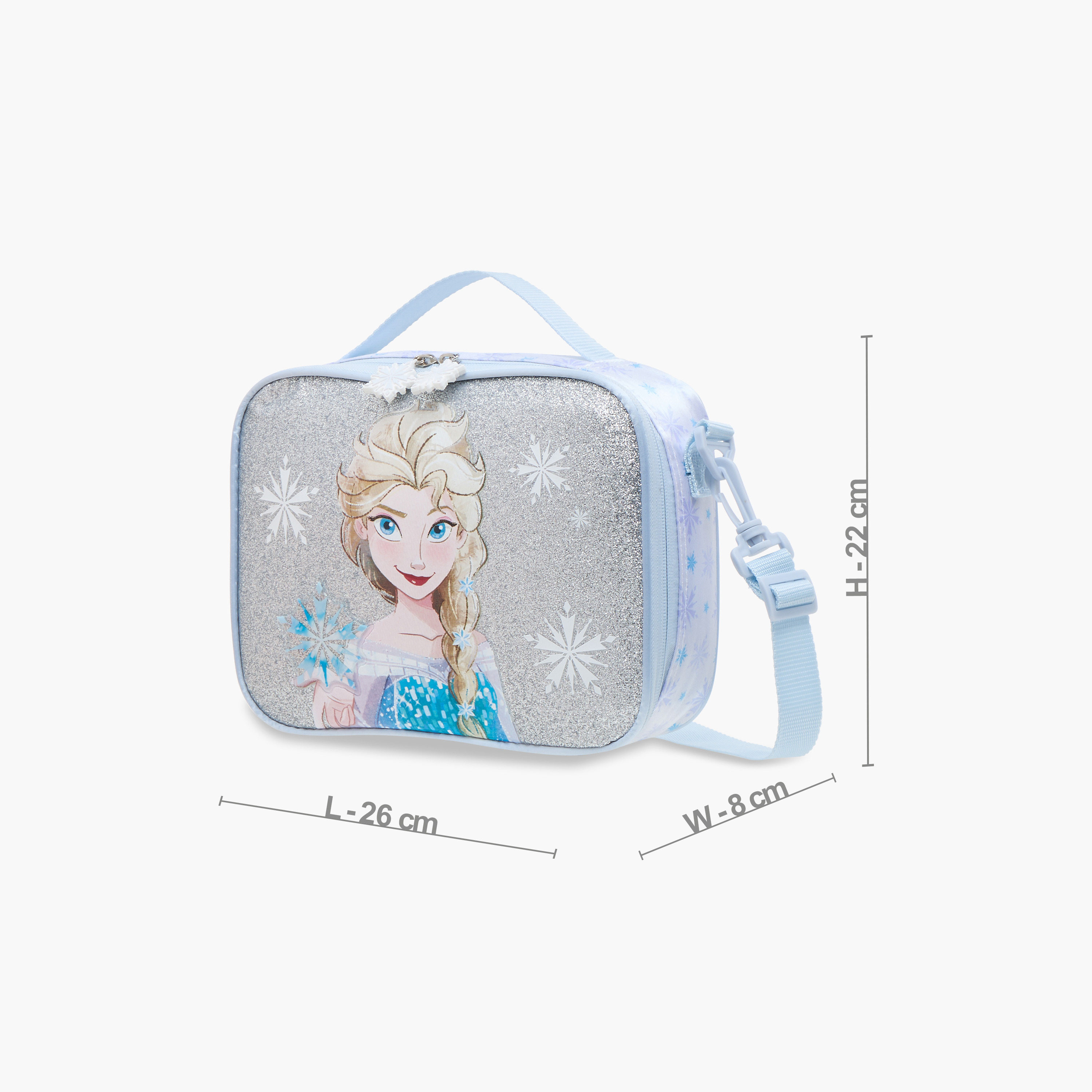 Disney Frozen Print Lunch Bag with Zip Closure-school-lunchessentials-lunchbags-image-2