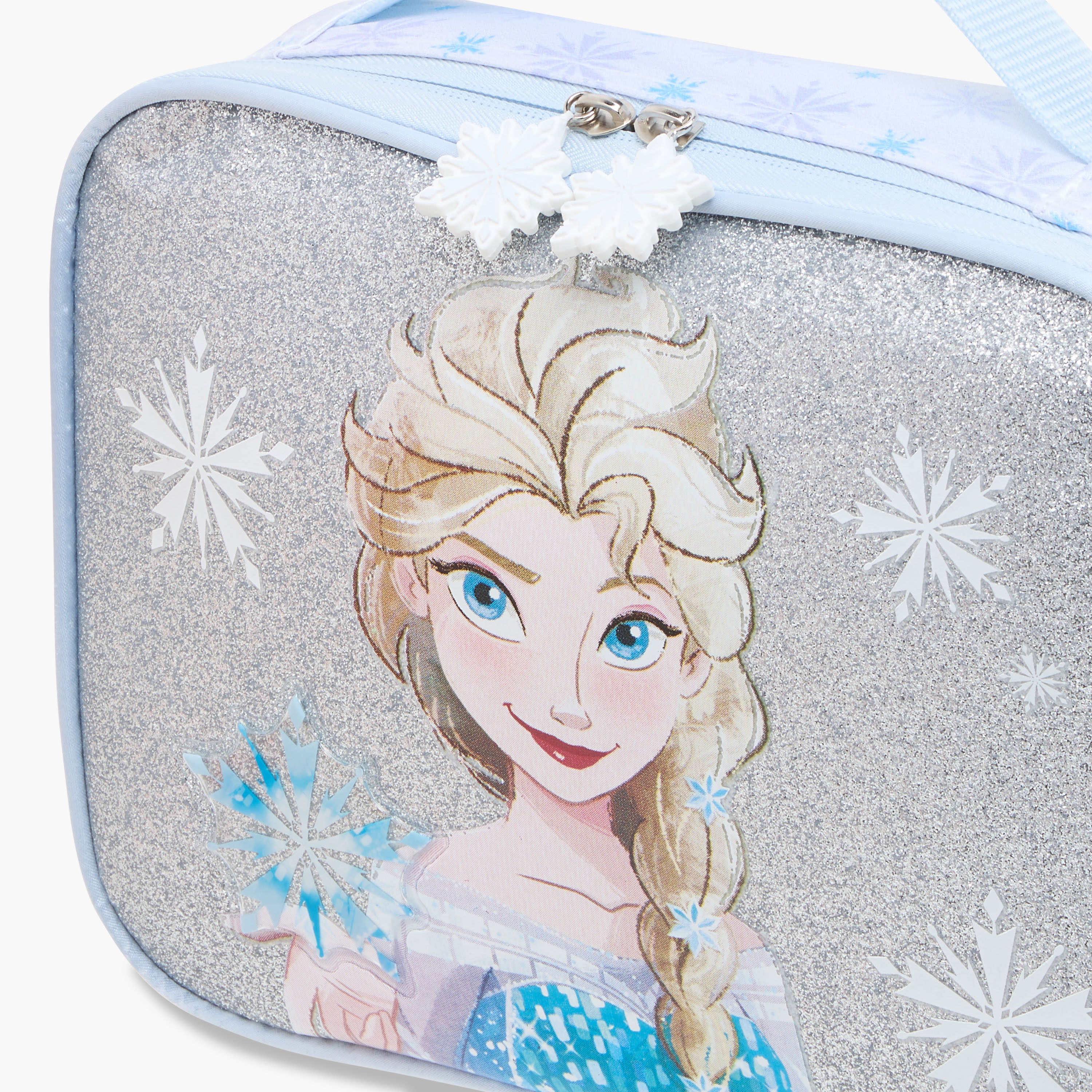 Disney Frozen Print Lunch Bag with Zip Closure-school-lunchessentials-lunchbags-image-5