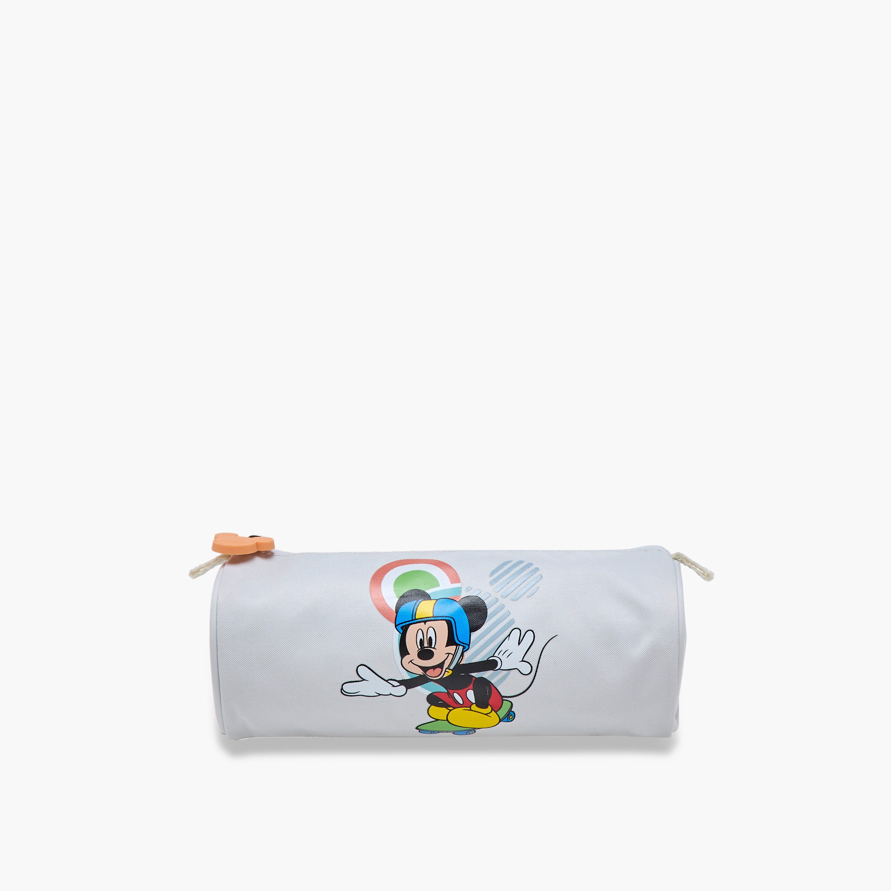 Disney Mickey Mouse Print Pencil Case with Zip Closure-school-stationery-pencilcases-image-1