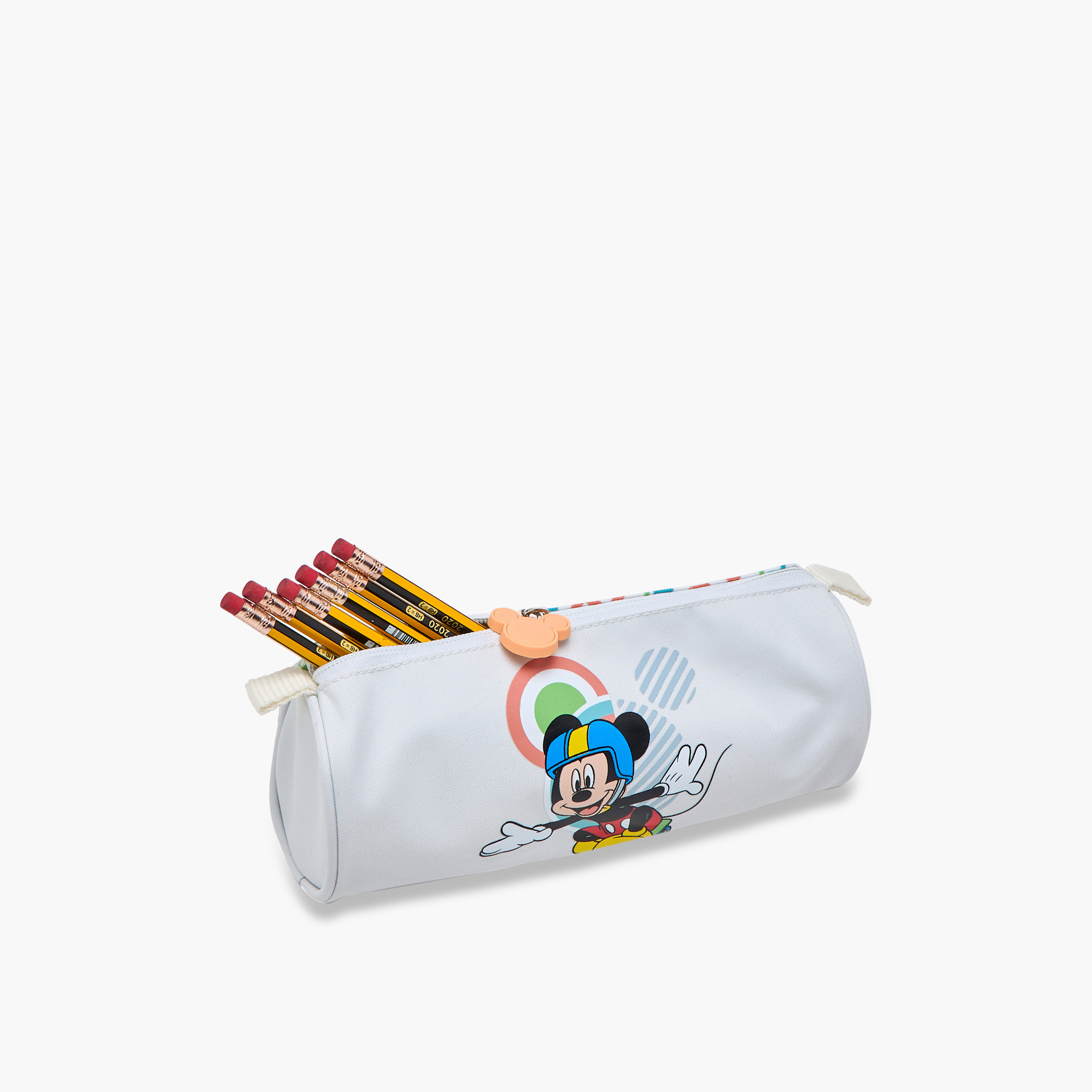 Disney Mickey Mouse Print Pencil Case with Zip Closure-school-stationery-pencilcases-image-7