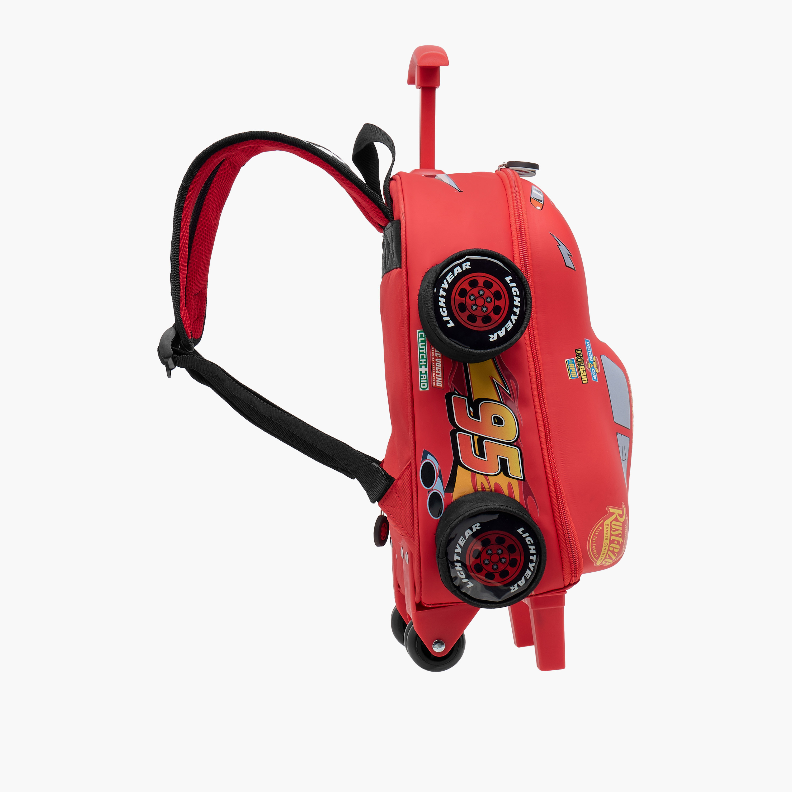 Disney Cars Trolley Bag for Boys 2-5 Years with Adjustable Strap -school-bagsandbackpacks-trolleybags-image-5