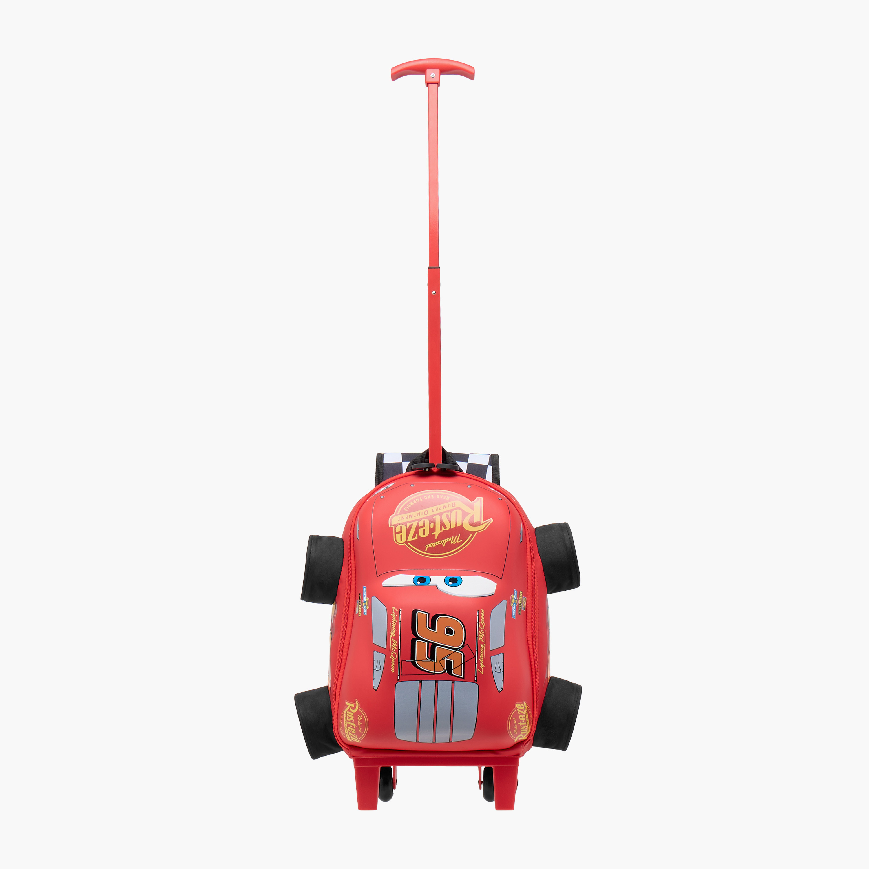Disney Cars Trolley Bag for Boys 2-5 Years with Adjustable Strap -school-bagsandbackpacks-trolleybags-image-9