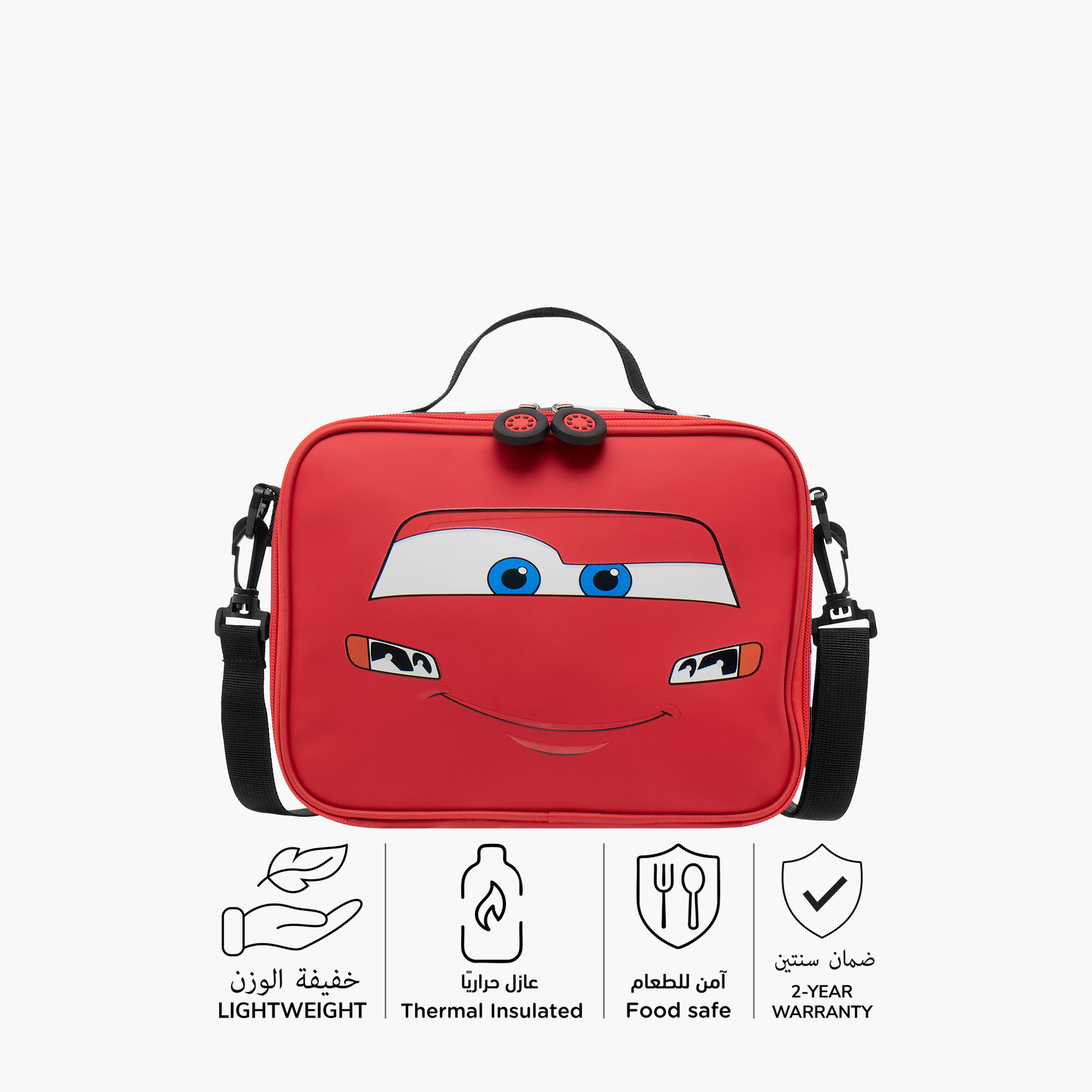 شنطة غداء بطبعات ديزني كارز وسحّاب إغلاق-school-lunchessentials-lunchbags-image-5