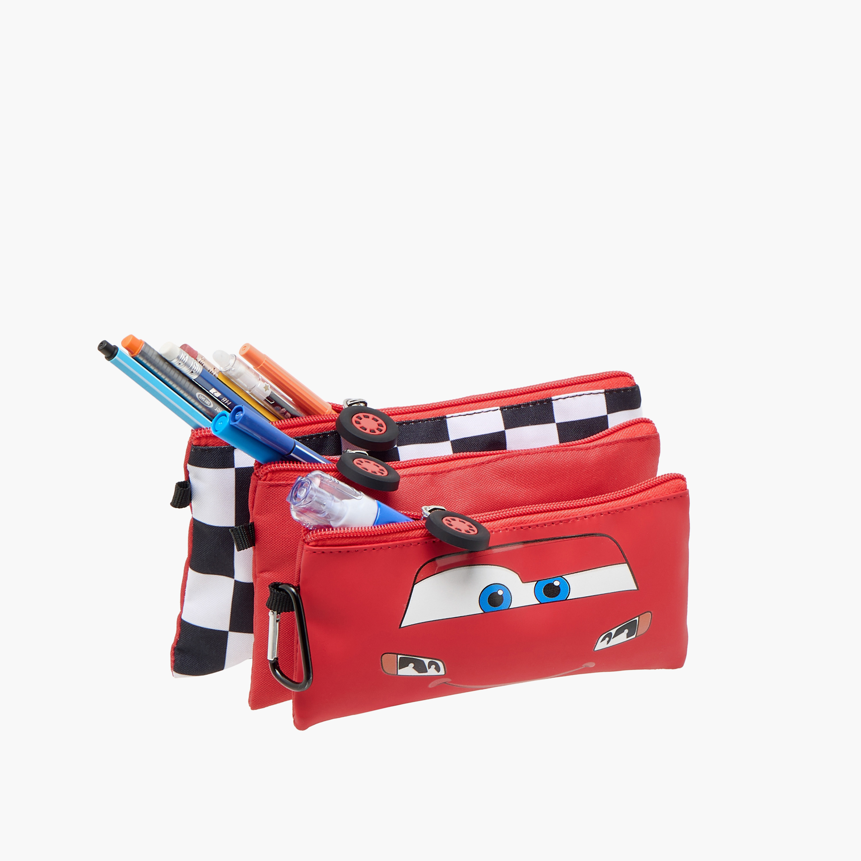 Disney Cars Print Pencil Pouch with Zip Closure-school-stationery-pencilcases-image-12