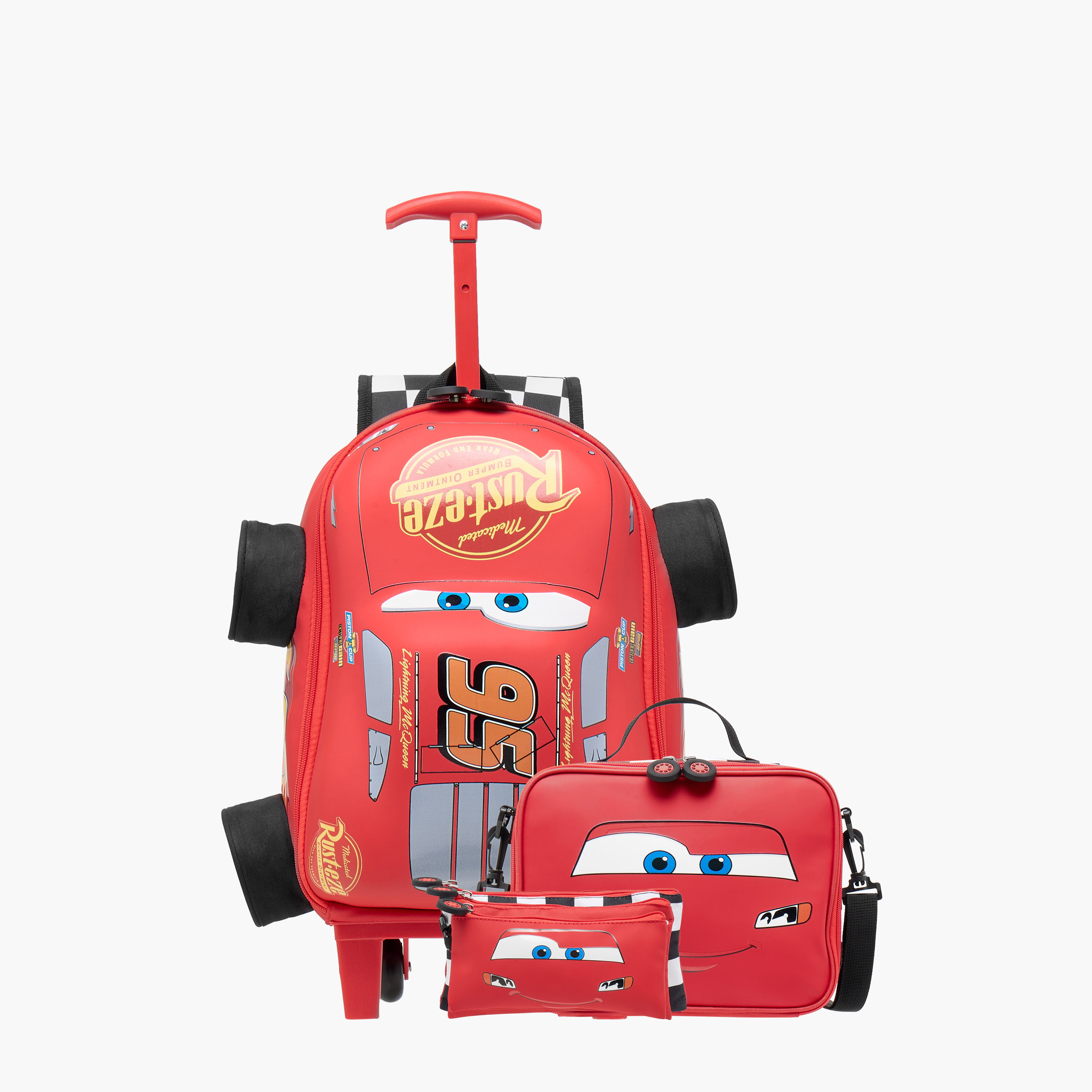 Disney Cars Print Pencil Pouch with Zip Closure-school-stationery-pencilcases-image-13