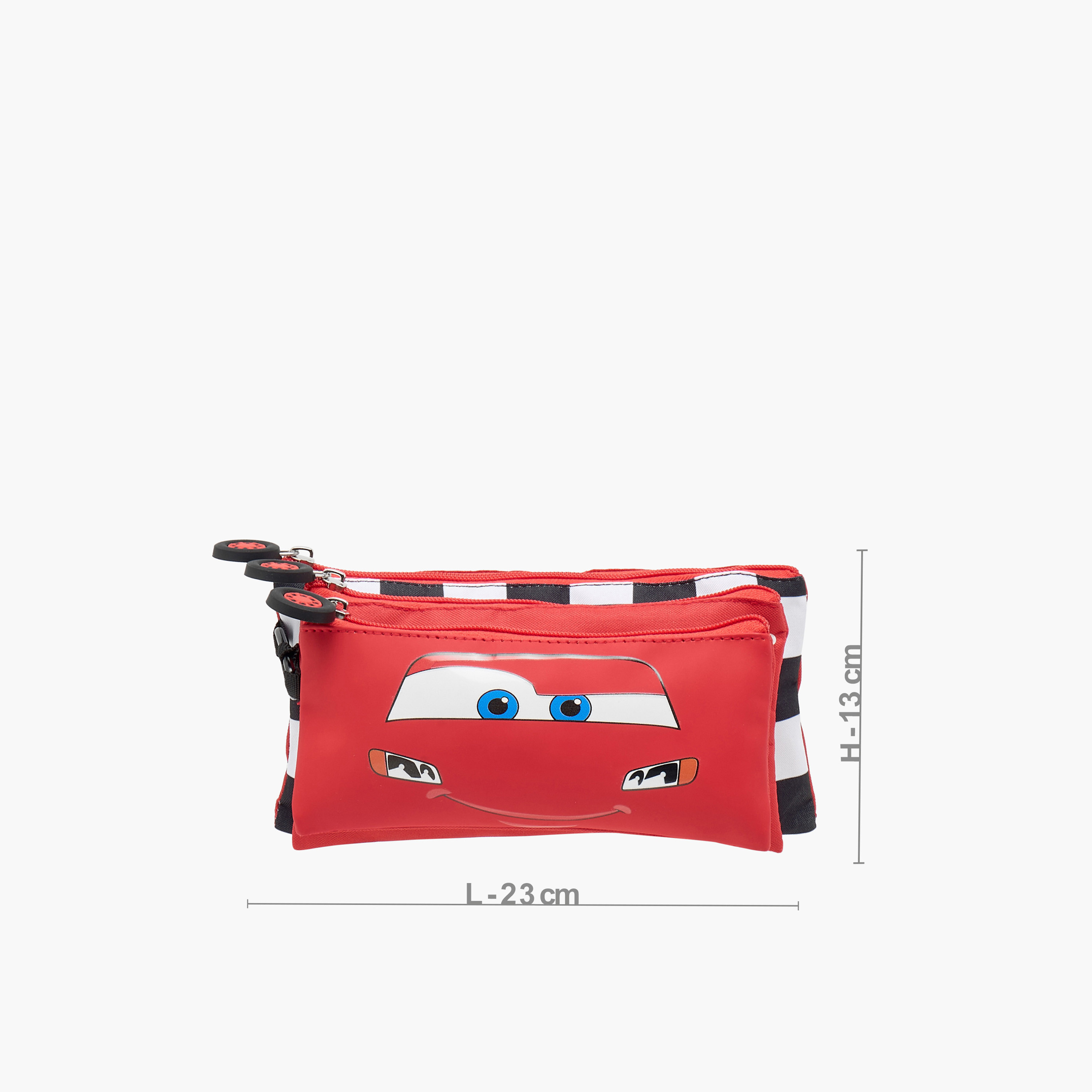 Disney Cars Print Pencil Pouch with Zip Closure-school-stationery-pencilcases-image-2