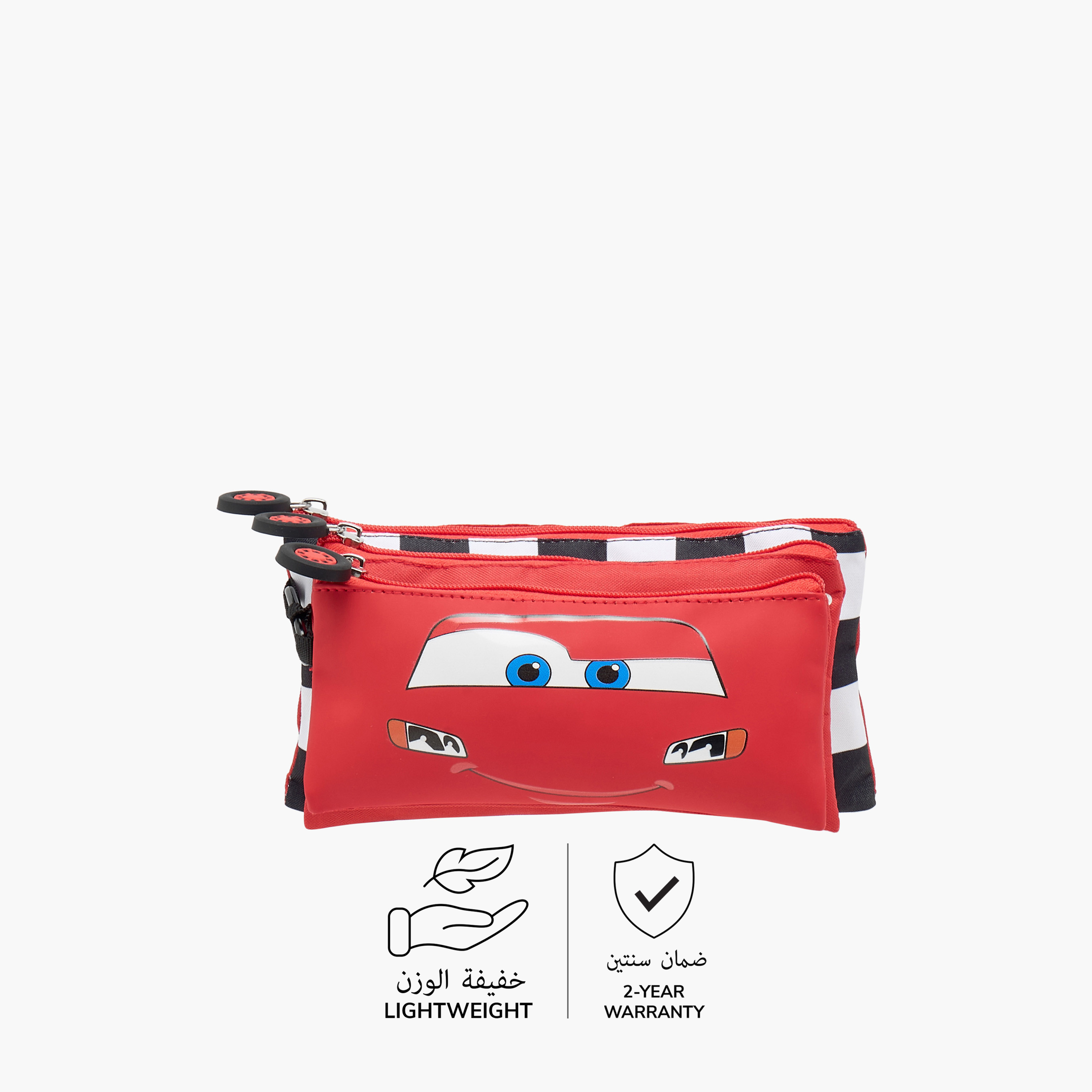 Disney Cars Print Pencil Pouch with Zip Closure-school-stationery-pencilcases-image-4