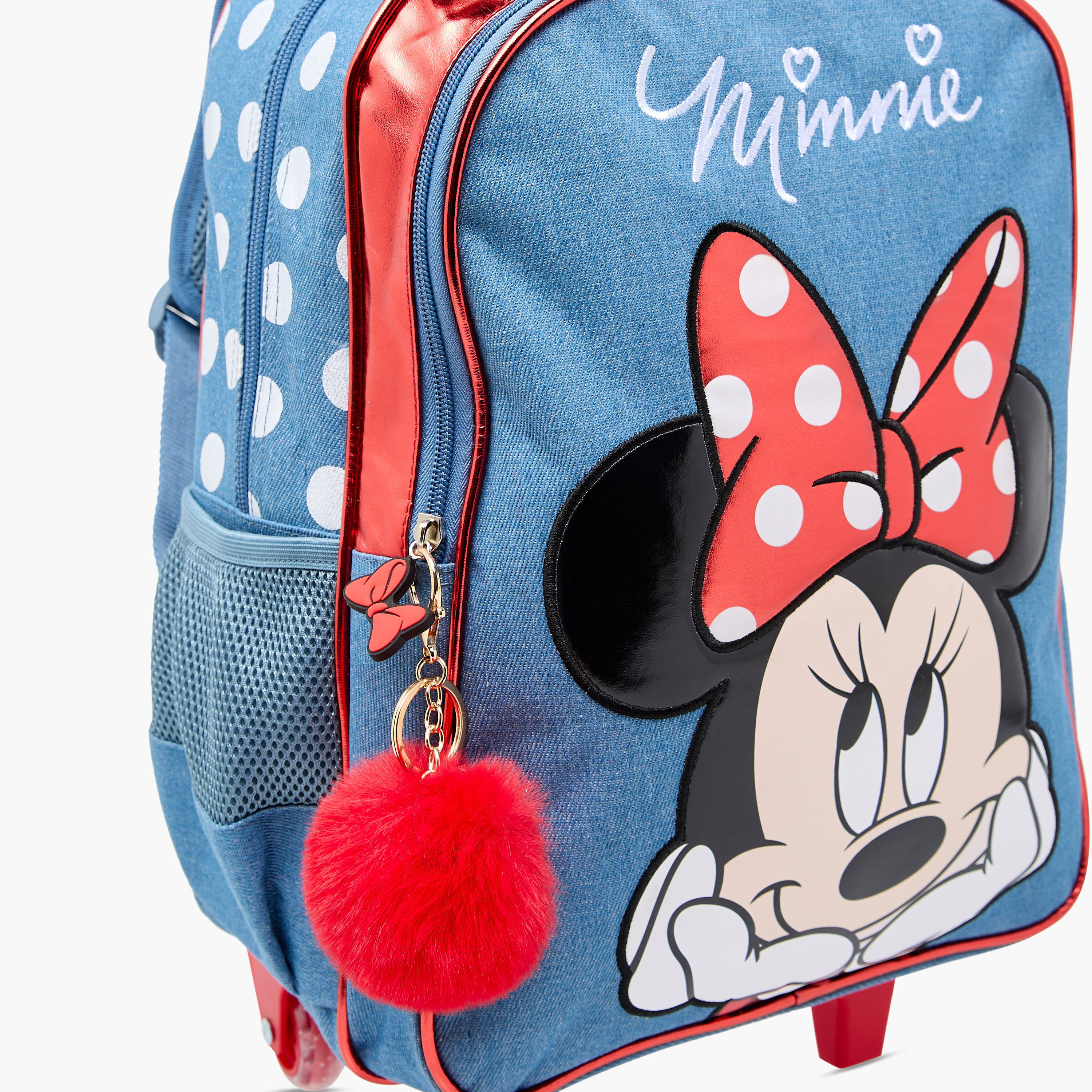 Disney Minnie Trolley Bag for Girls 5-8 Years with Adjustable Strap -school-bagsandbackpacks-trolleybags-image-10