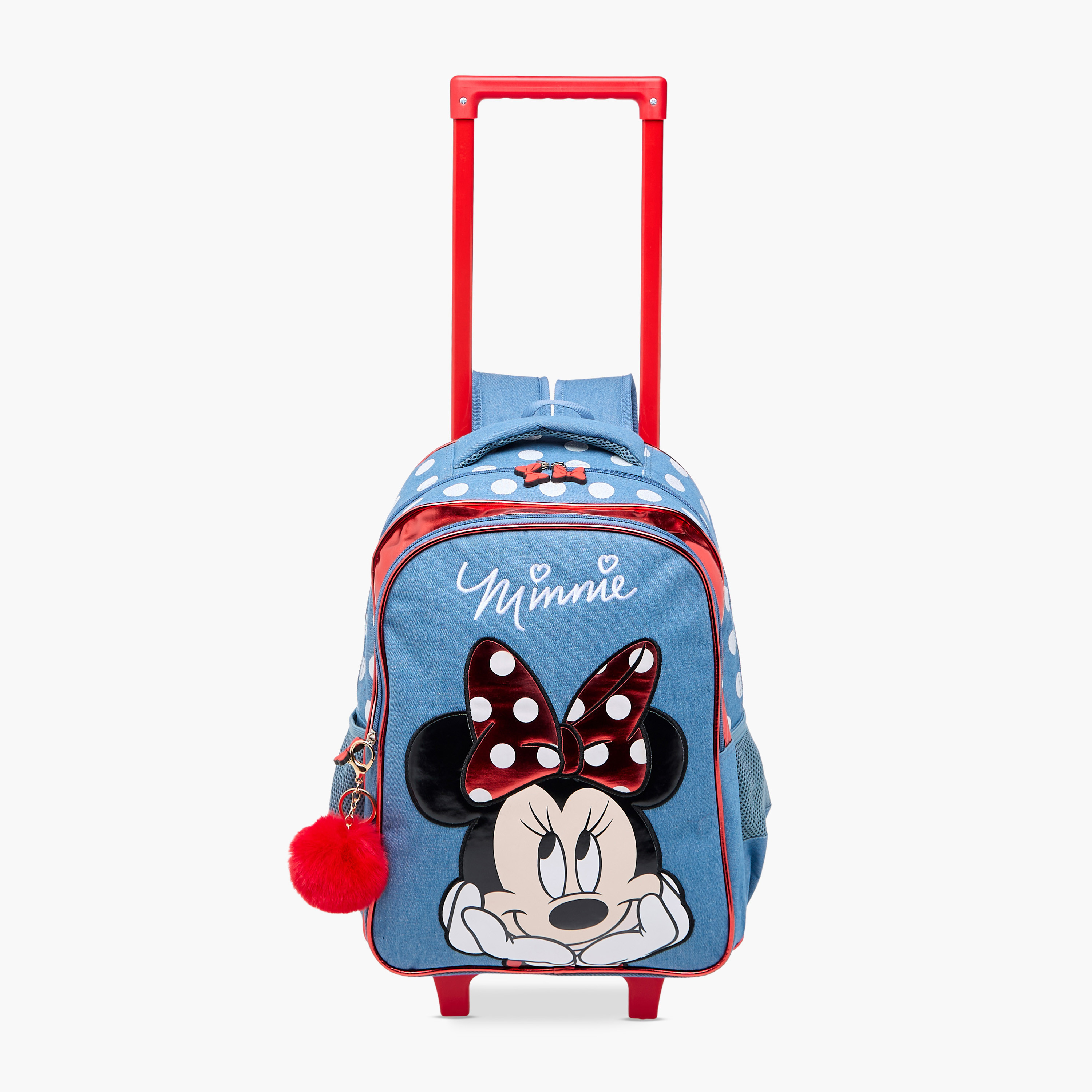 Disney Minnie Trolley Bag for Girls 5-8 Years with Adjustable Strap -school-bagsandbackpacks-trolleybags-image-4