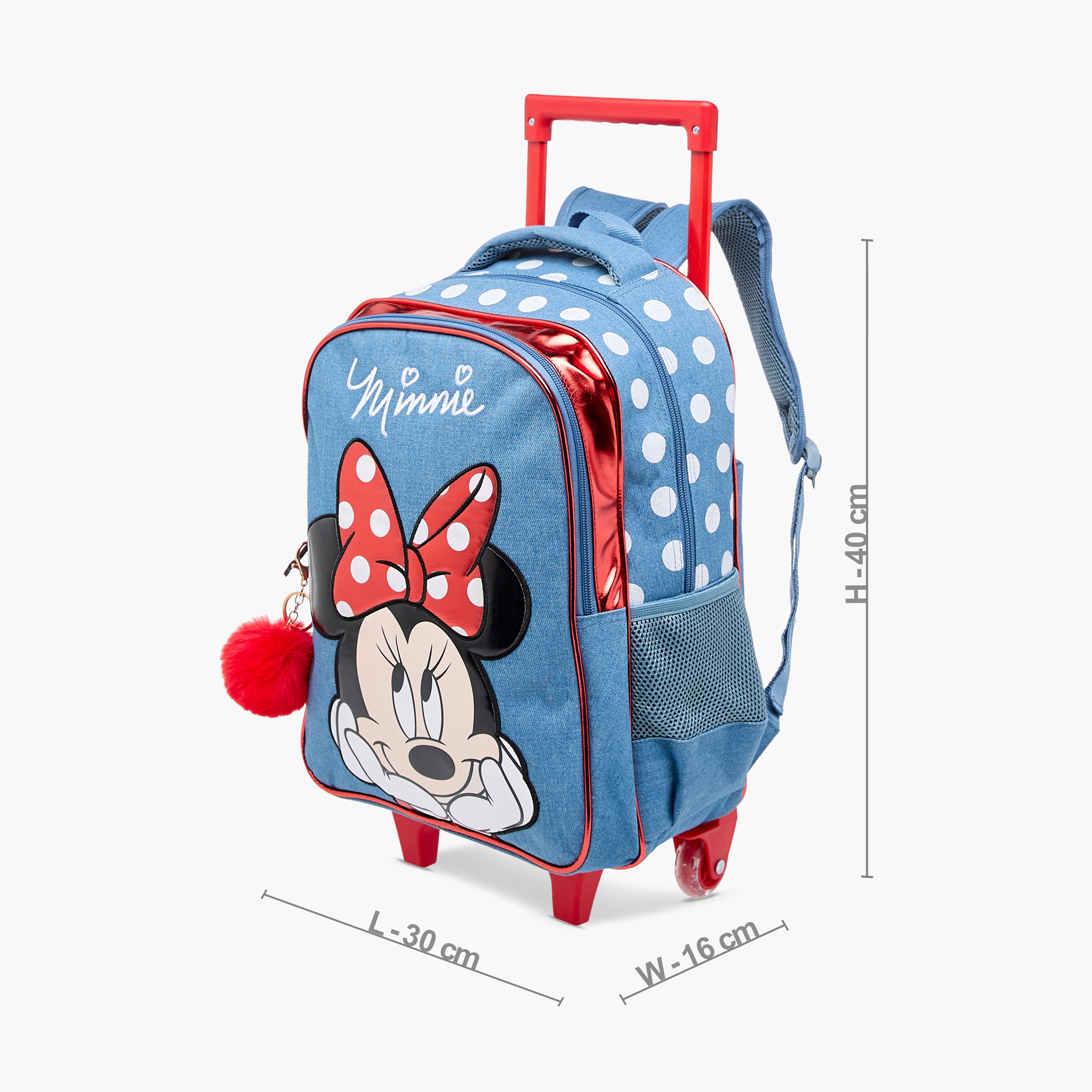 Disney Minnie Trolley Bag for Girls 5-8 Years with Adjustable Strap -school-bagsandbackpacks-trolleybags-image-5