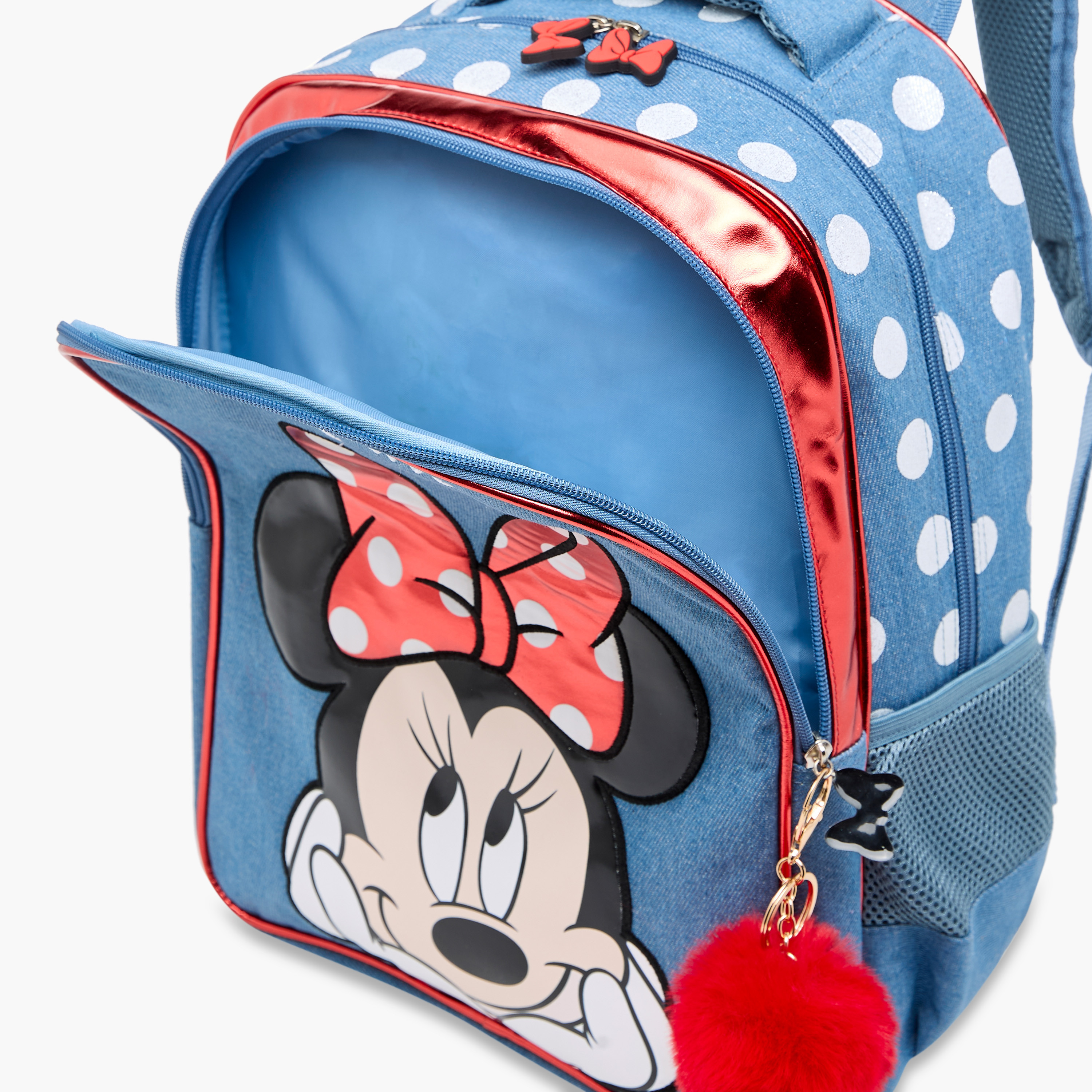 Disney Minnie Mouse Print Backpack with Adjustable Straps and Zip Closure - 16 inches-school-bagsandbackpacks-backpacks-image-10