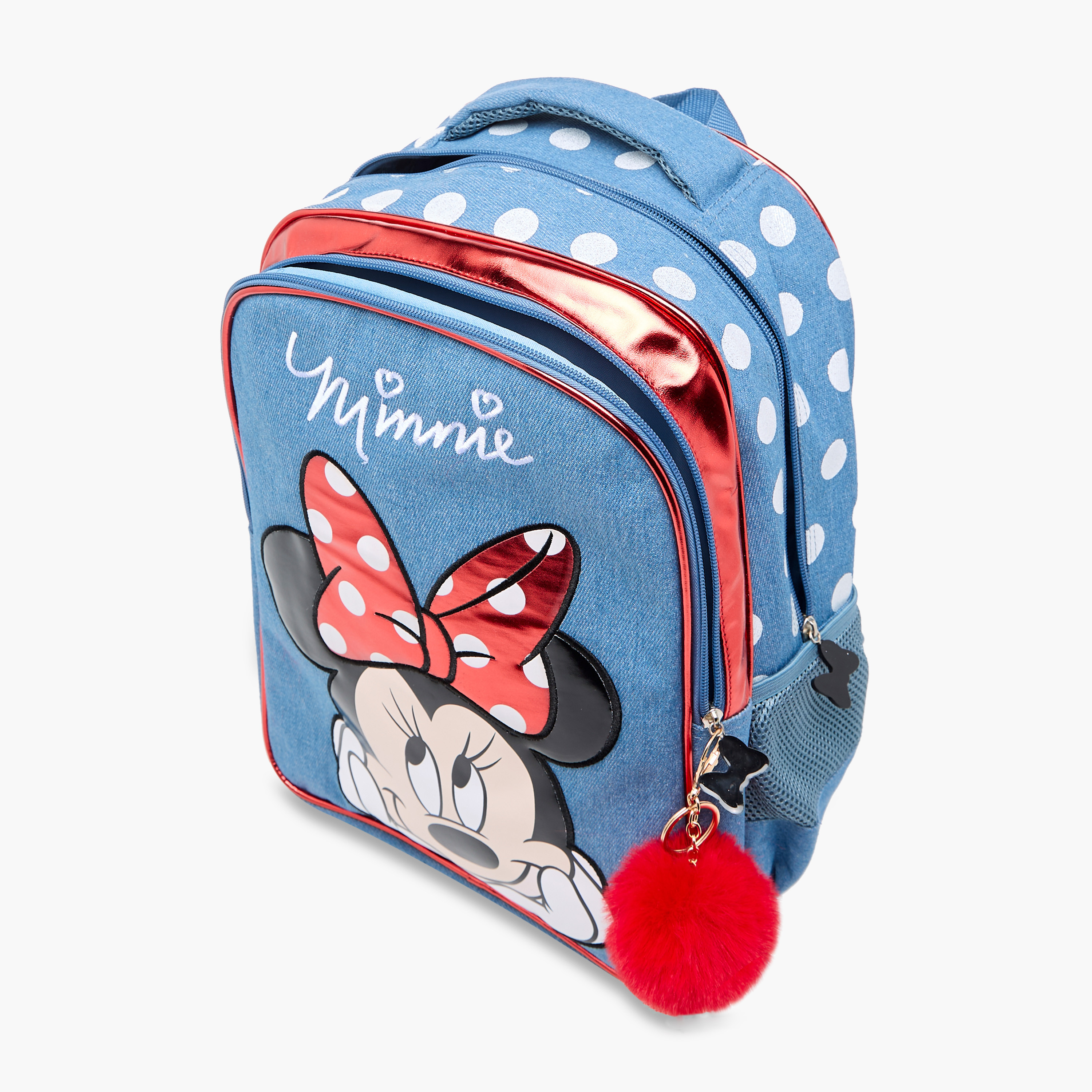 Disney Minnie Mouse Print Backpack with Adjustable Straps and Zip Closure - 16 inches-school-bagsandbackpacks-backpacks-image-12