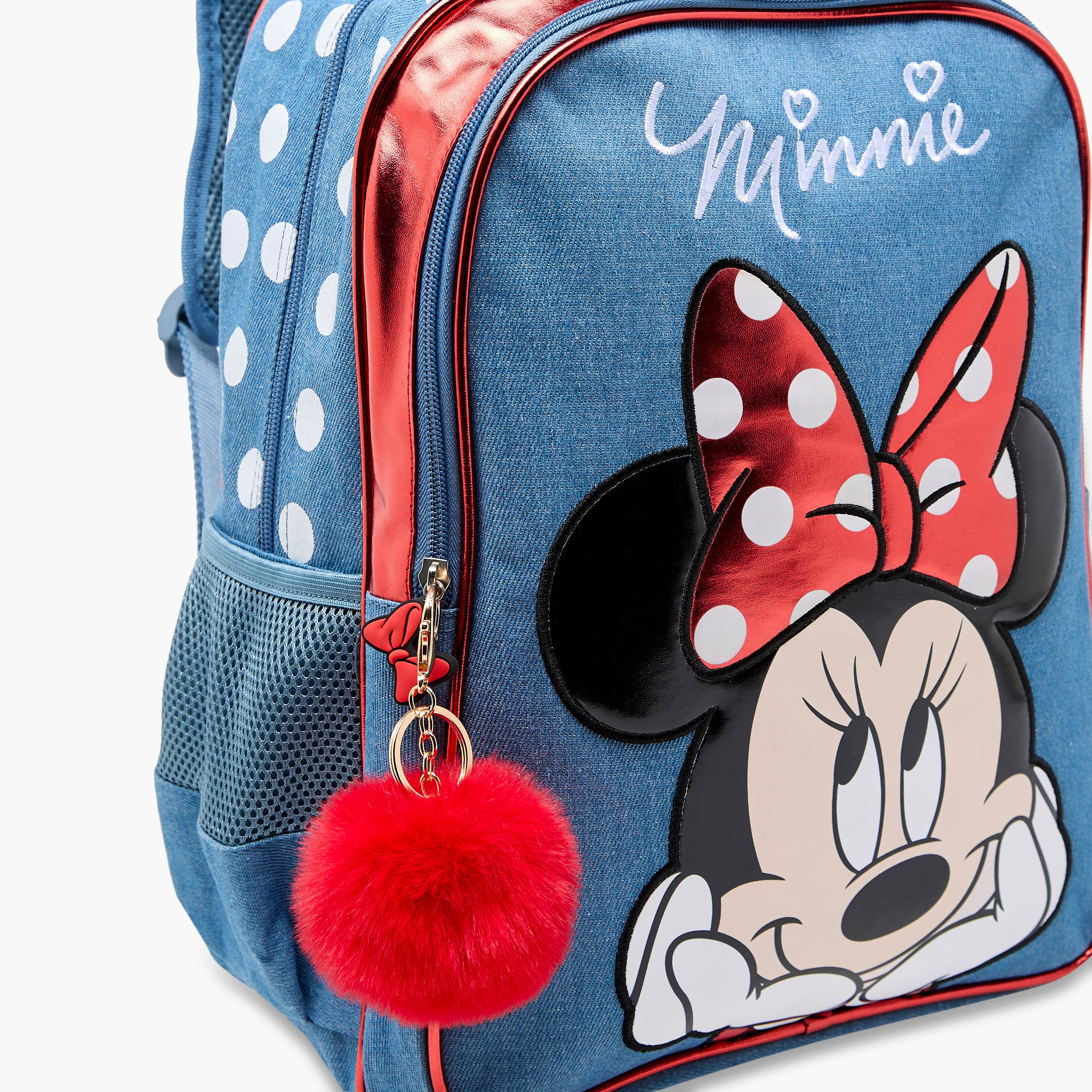 Disney Minnie Mouse Print Backpack with Adjustable Straps and Zip Closure - 16 inches-school-bagsandbackpacks-backpacks-image-9