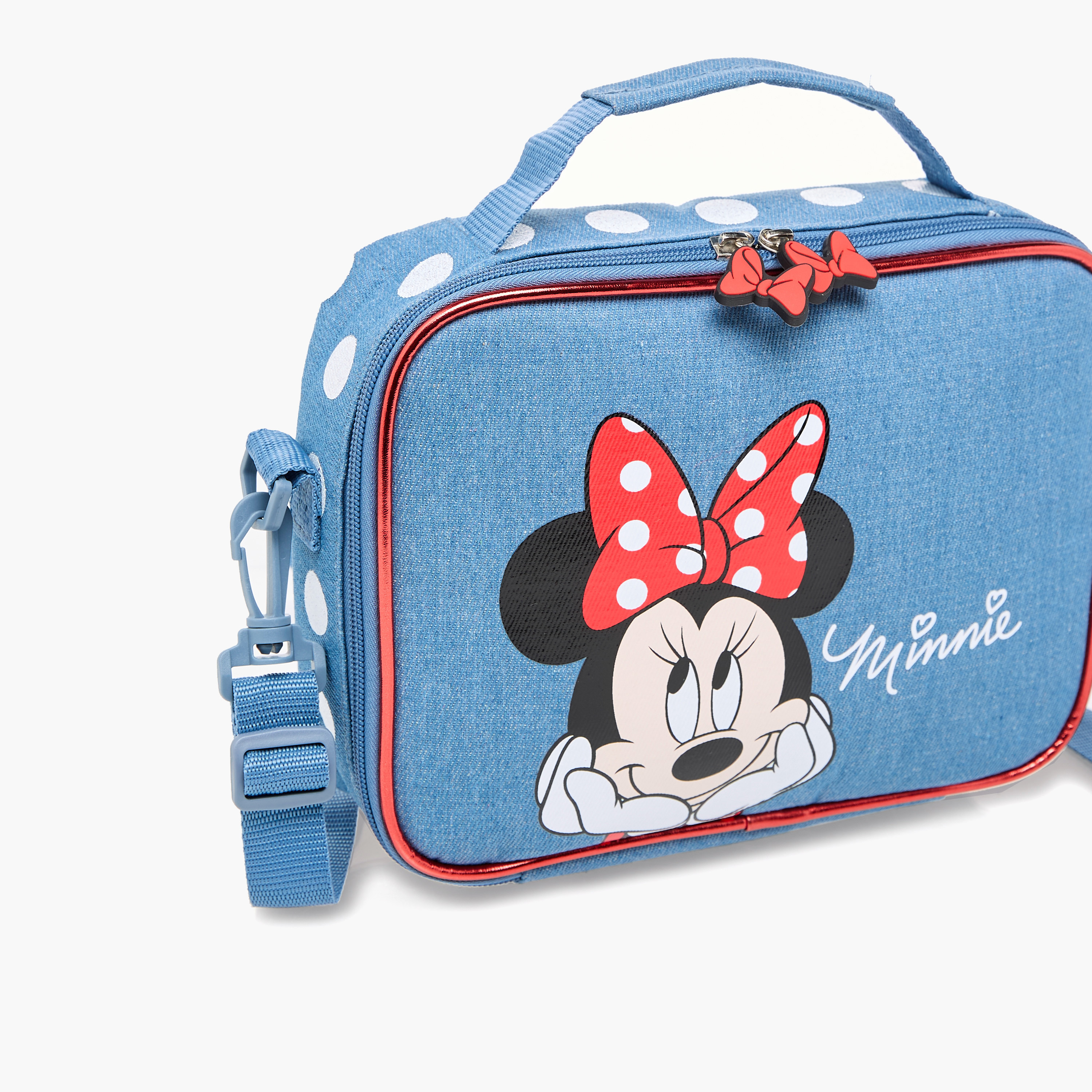 Disney Minnie Mouse Print Lunch Bag with Zip Closure-school-lunchessentials-lunchbags-image-7