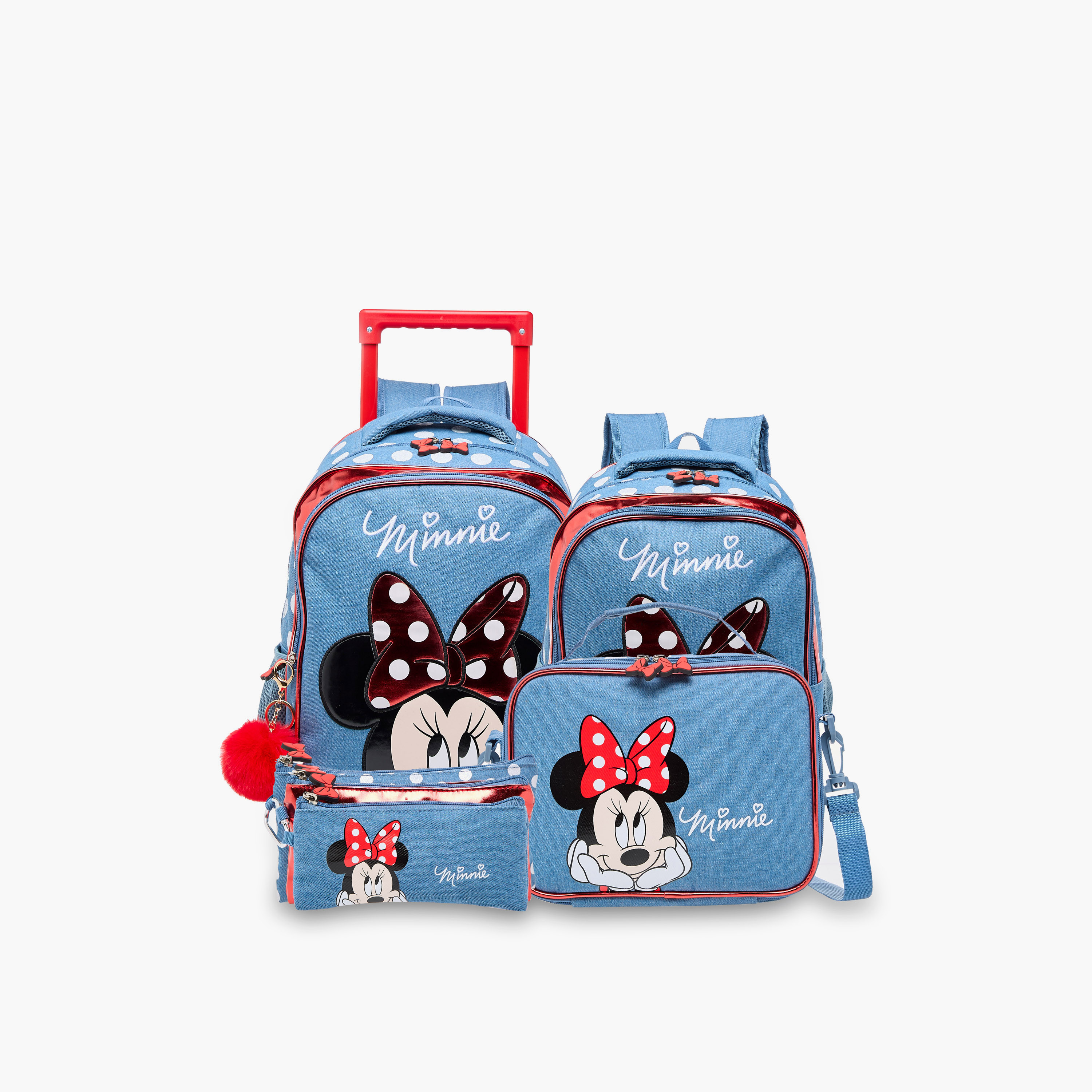 Disney Minnie Mouse Print Lunch Bag with Zip Closure-school-lunchessentials-lunchbags-image-8