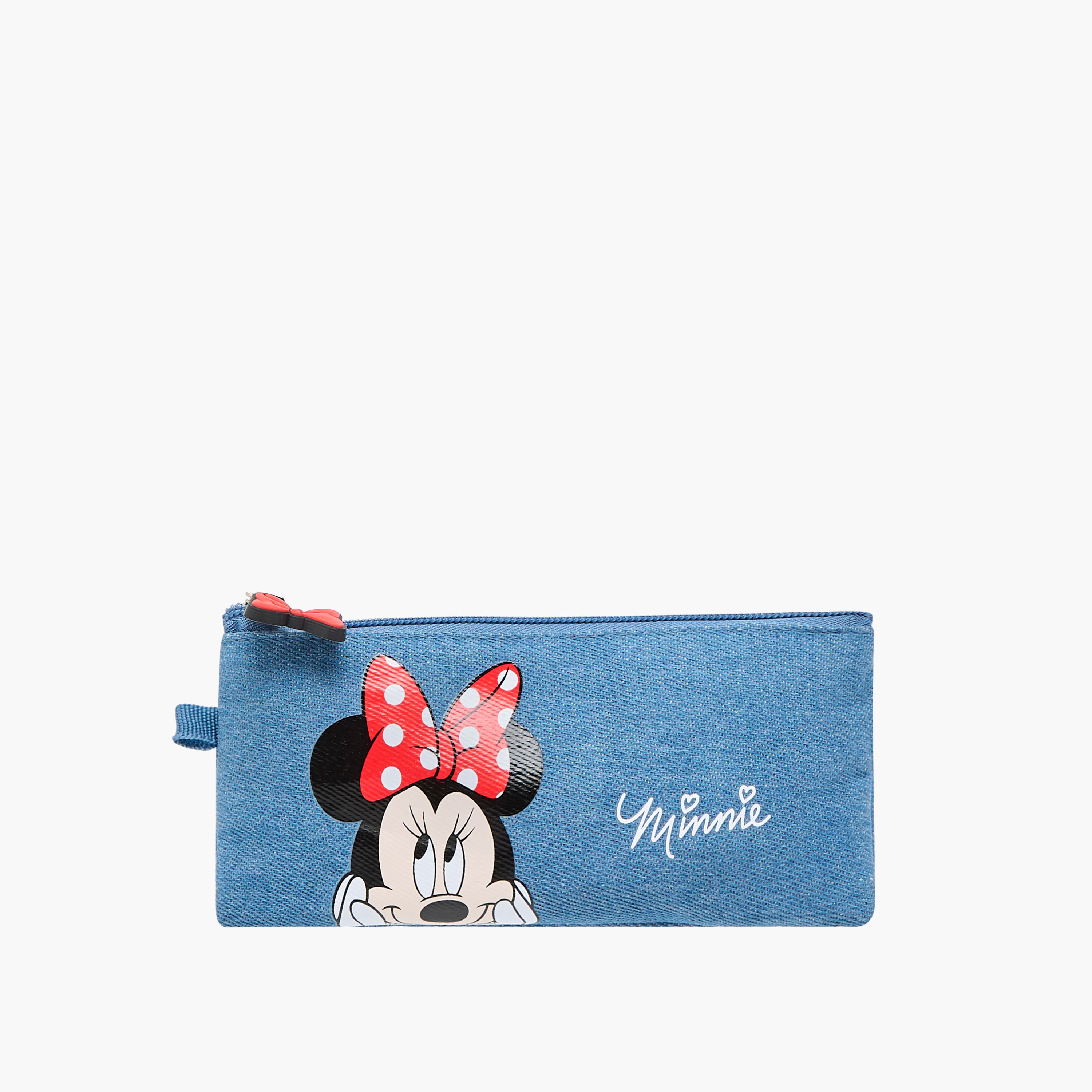 Disney Minnie Mouse Print Pencil Pouch with Zip Closure-school-stationery-pencilcases-image-7