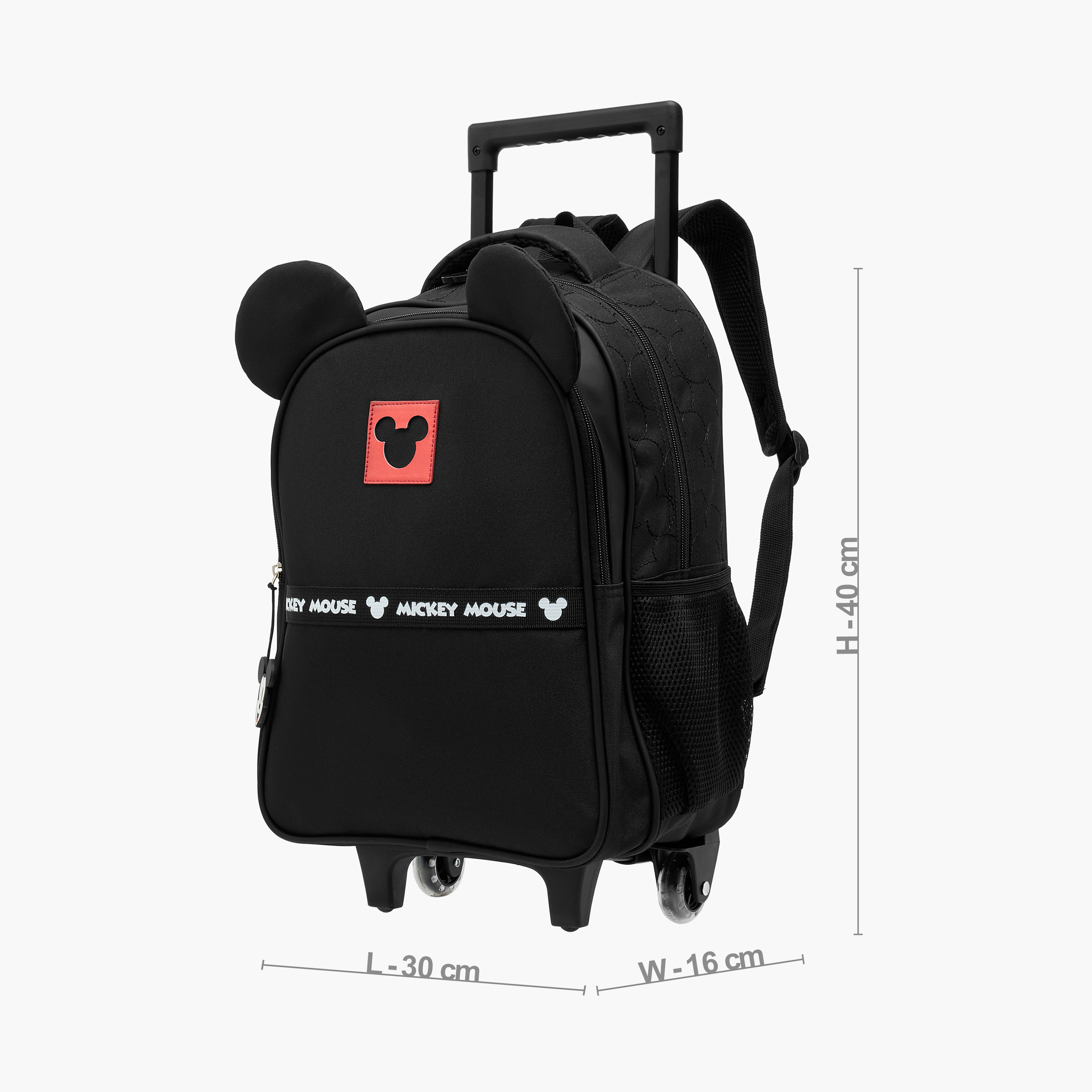 Disney Mickey Trolley Bag for Boys 5-8 Years with Adjustable Strap -school-bagsandbackpacks-trolleybags-image-2