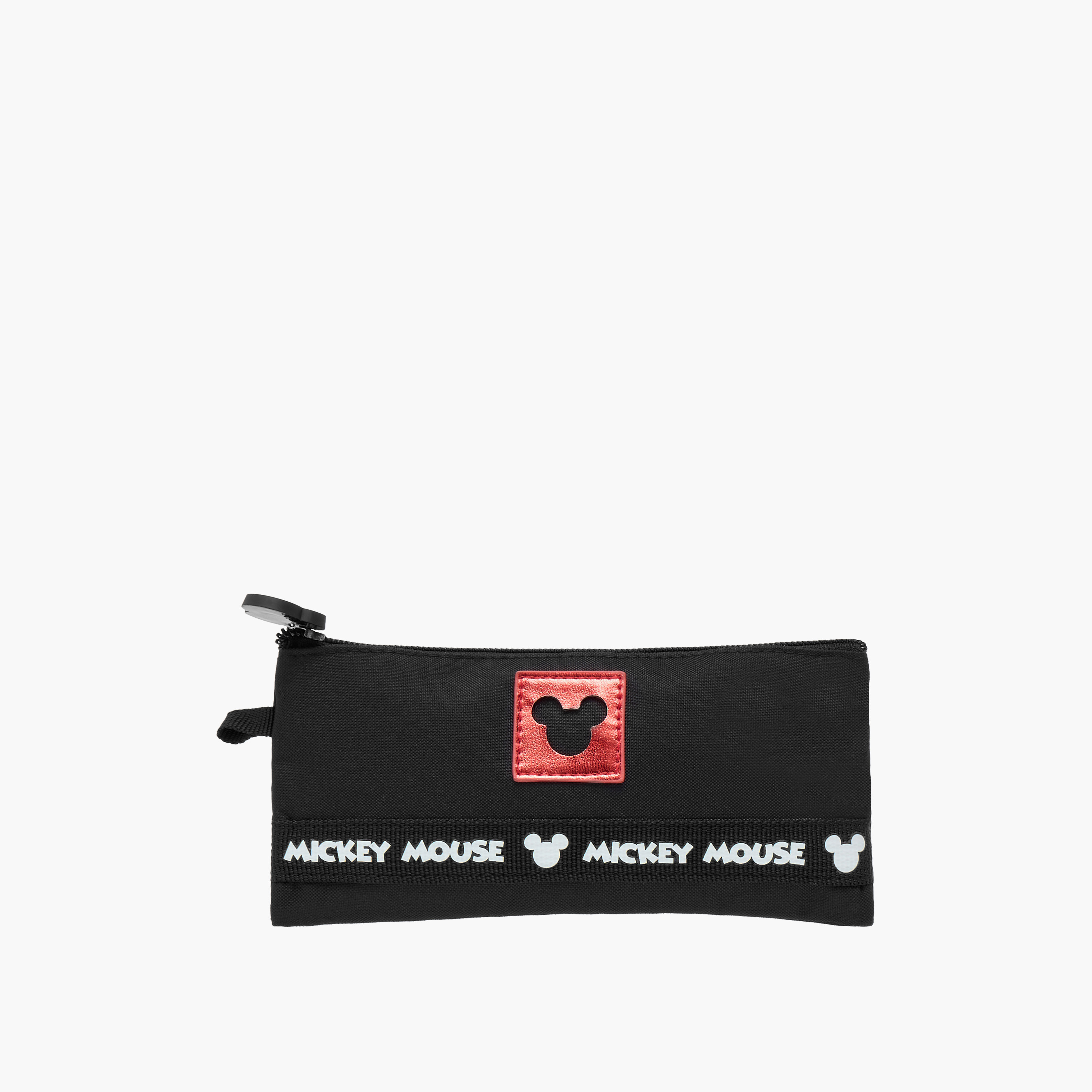 Disney Mickey Mouse Applique Pencil Pouch with Zip Closure-school-stationery-pencilcases-image-5