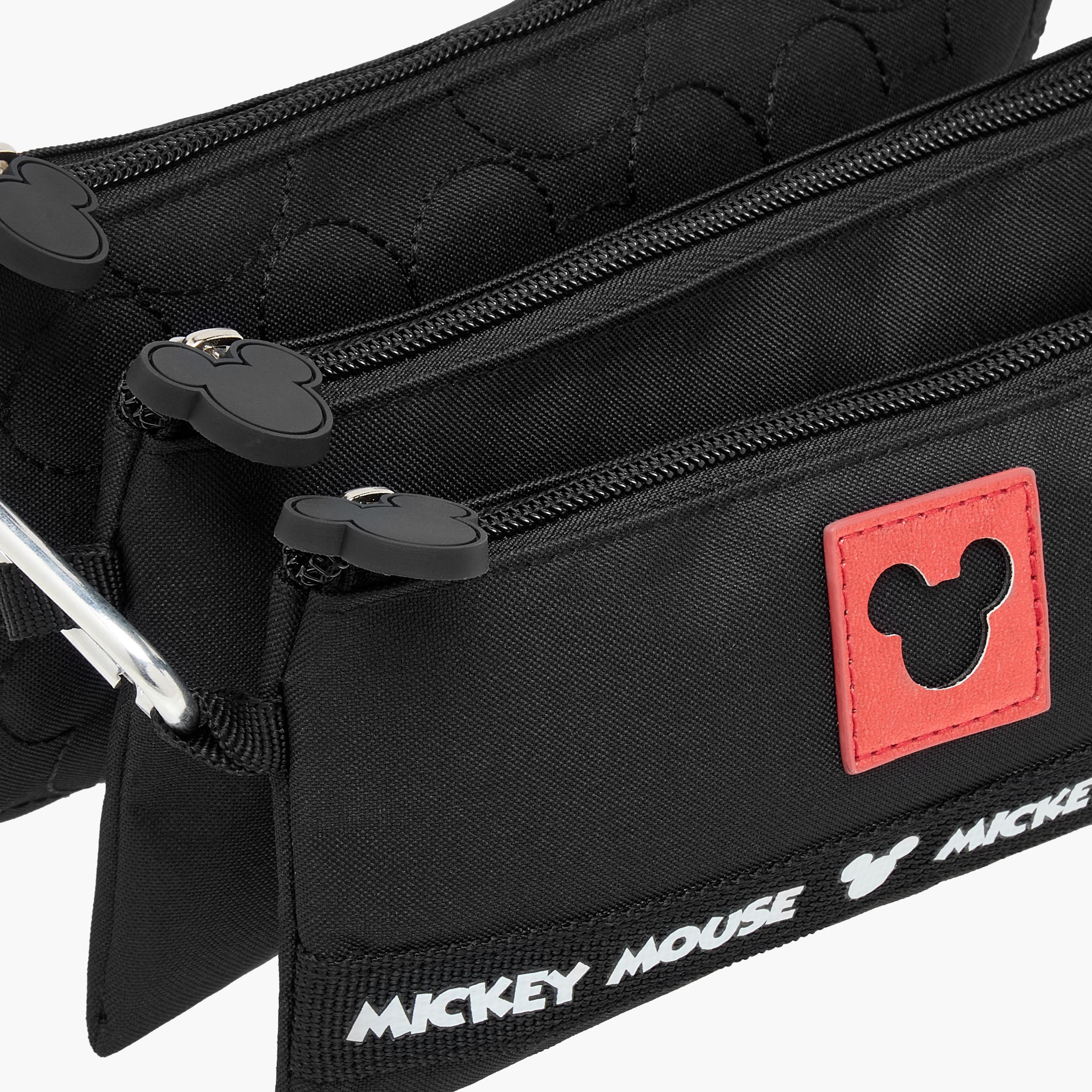 Disney Mickey Mouse Applique Pencil Pouch with Zip Closure-school-stationery-pencilcases-image-9