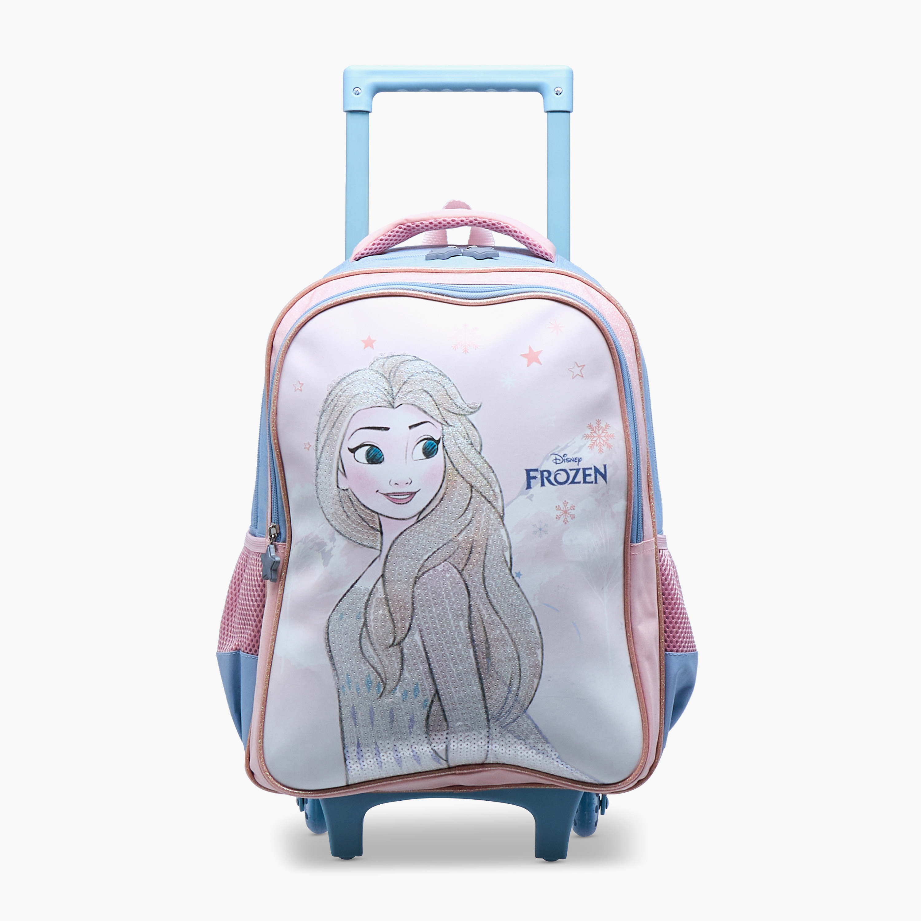 Disney Frozen Trolley Bag for Girls 5-8 Years with Adjustable Strap -school-bagsandbackpacks-trolleybags-image-1