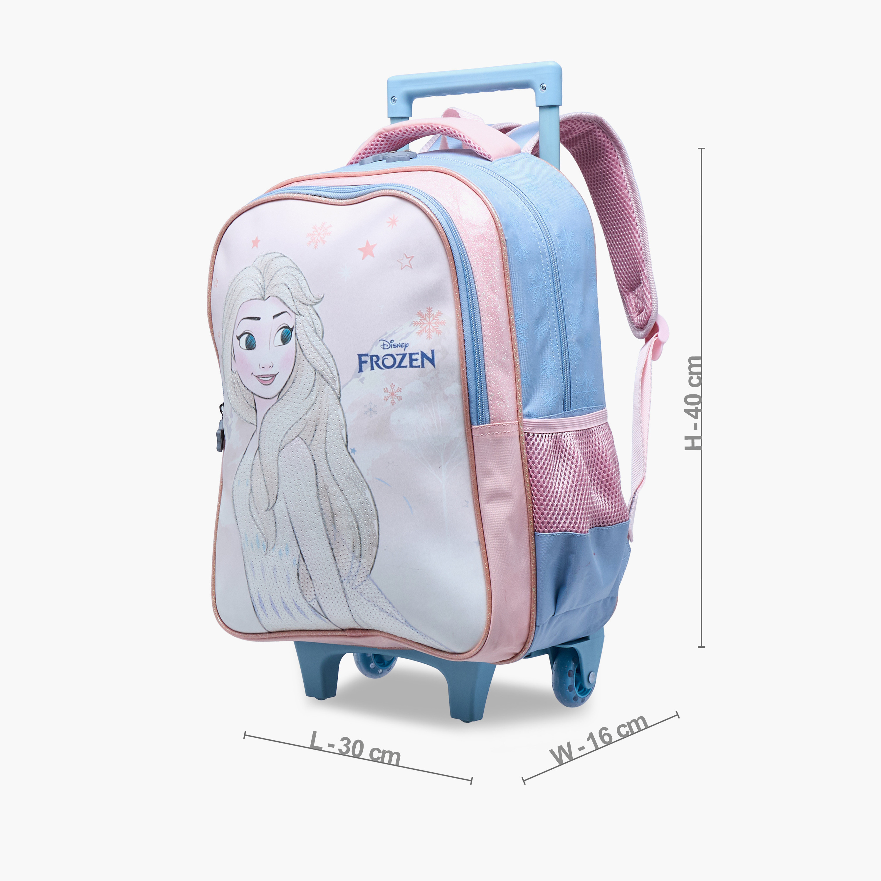 Disney Frozen Trolley Bag for Girls 5-8 Years with Adjustable Strap -school-bagsandbackpacks-trolleybags-image-2