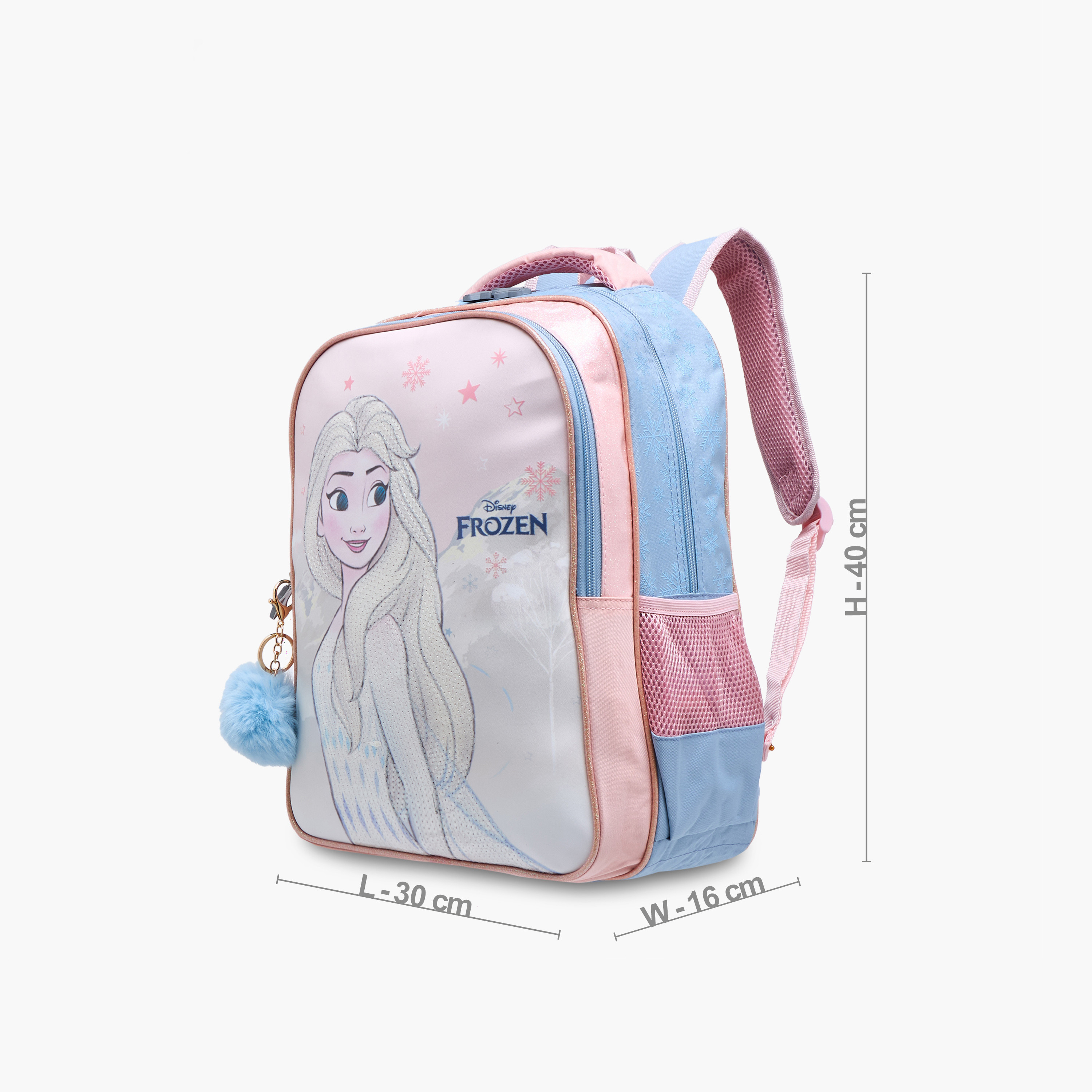 شنطة ظهر بحمالات قابلة للتعديل وطبعات فروزن من ديزني-school-bagsandbackpacks-backpacks-image-2