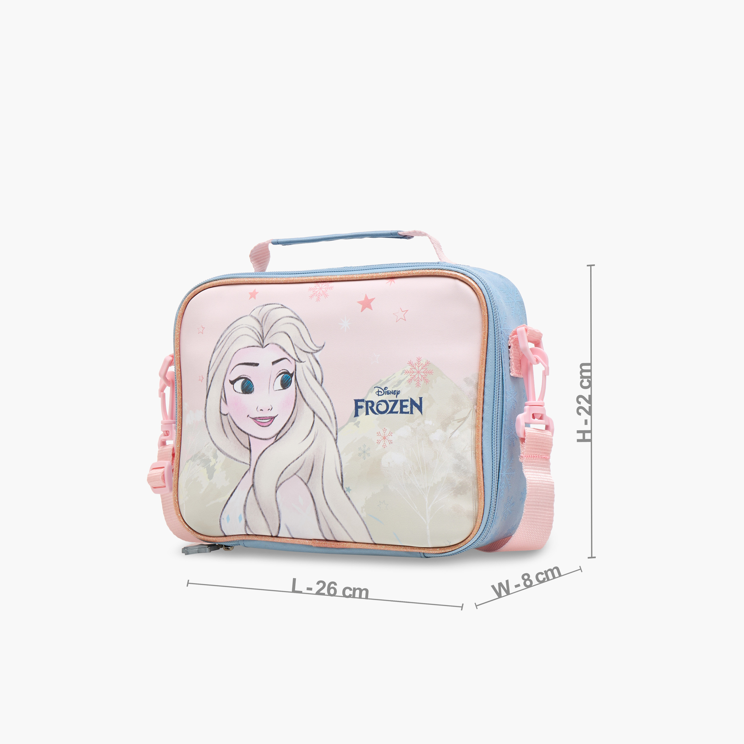 Disney Frozen Print Lunch Bag with Zip Closure-school-lunchessentials-lunchbags-image-2