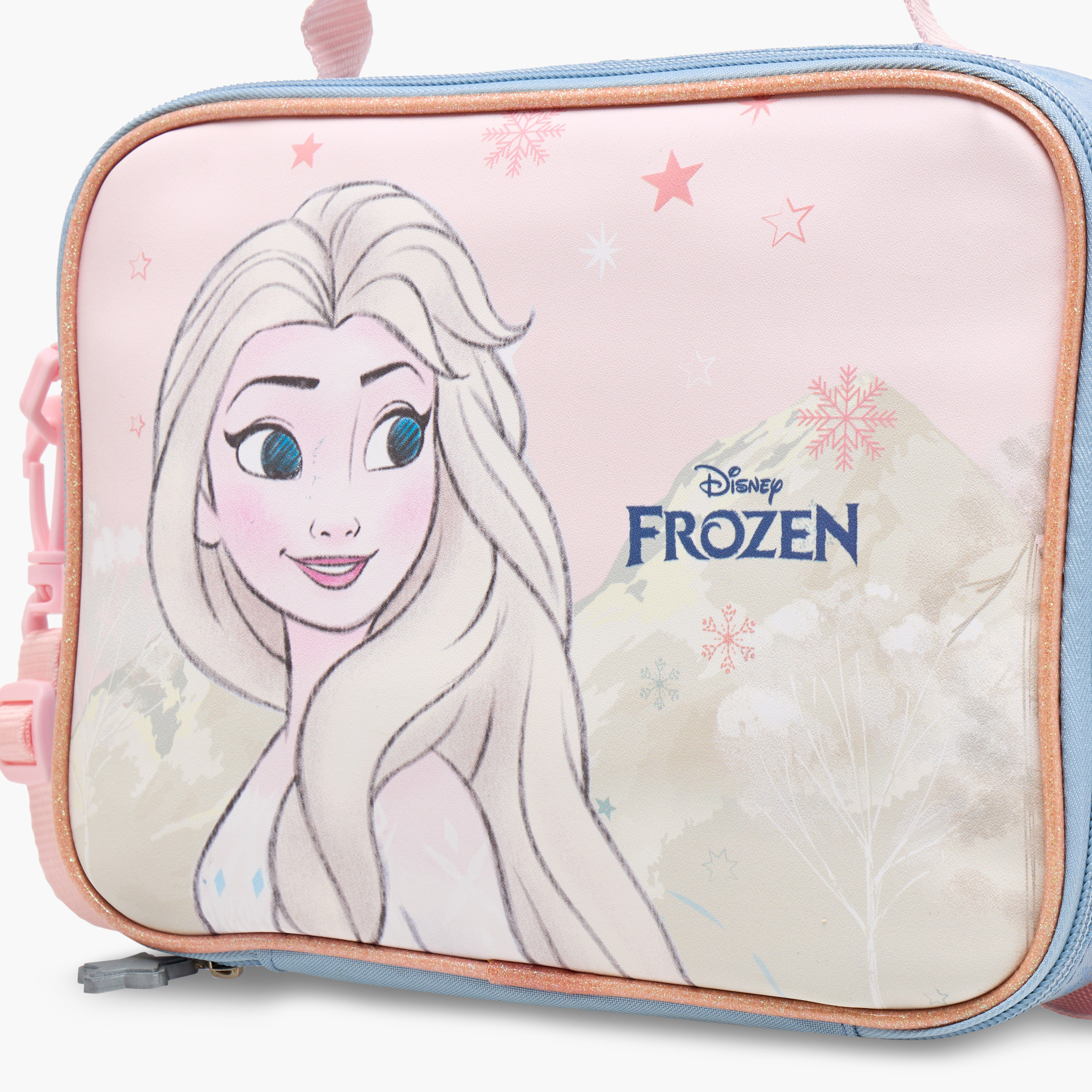 Disney Frozen Print Lunch Bag with Zip Closure-school-lunchessentials-lunchbags-image-3