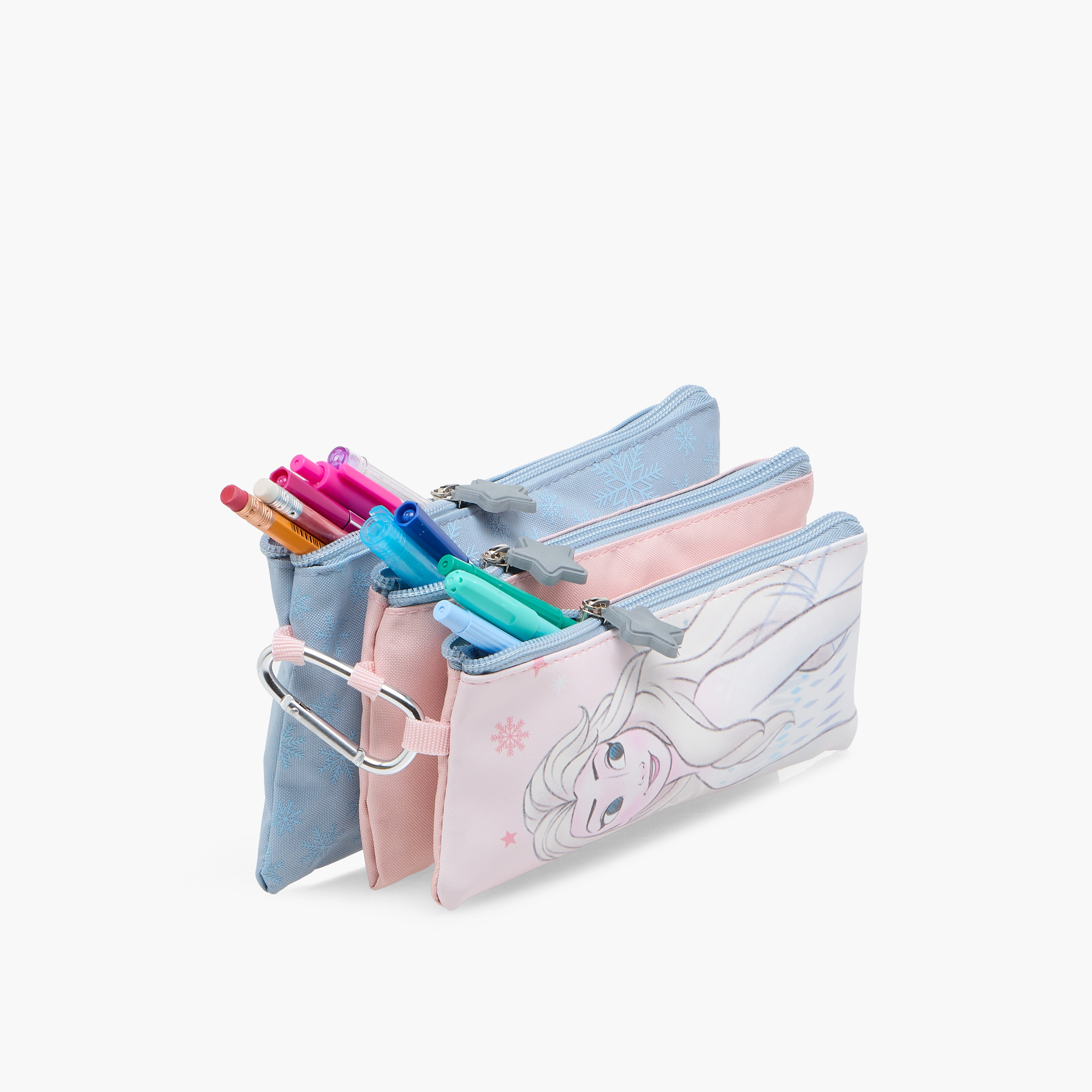 Disney Frozen Print 3-Piece Pencil Case Set-school-stationery-pencilcases-image-7