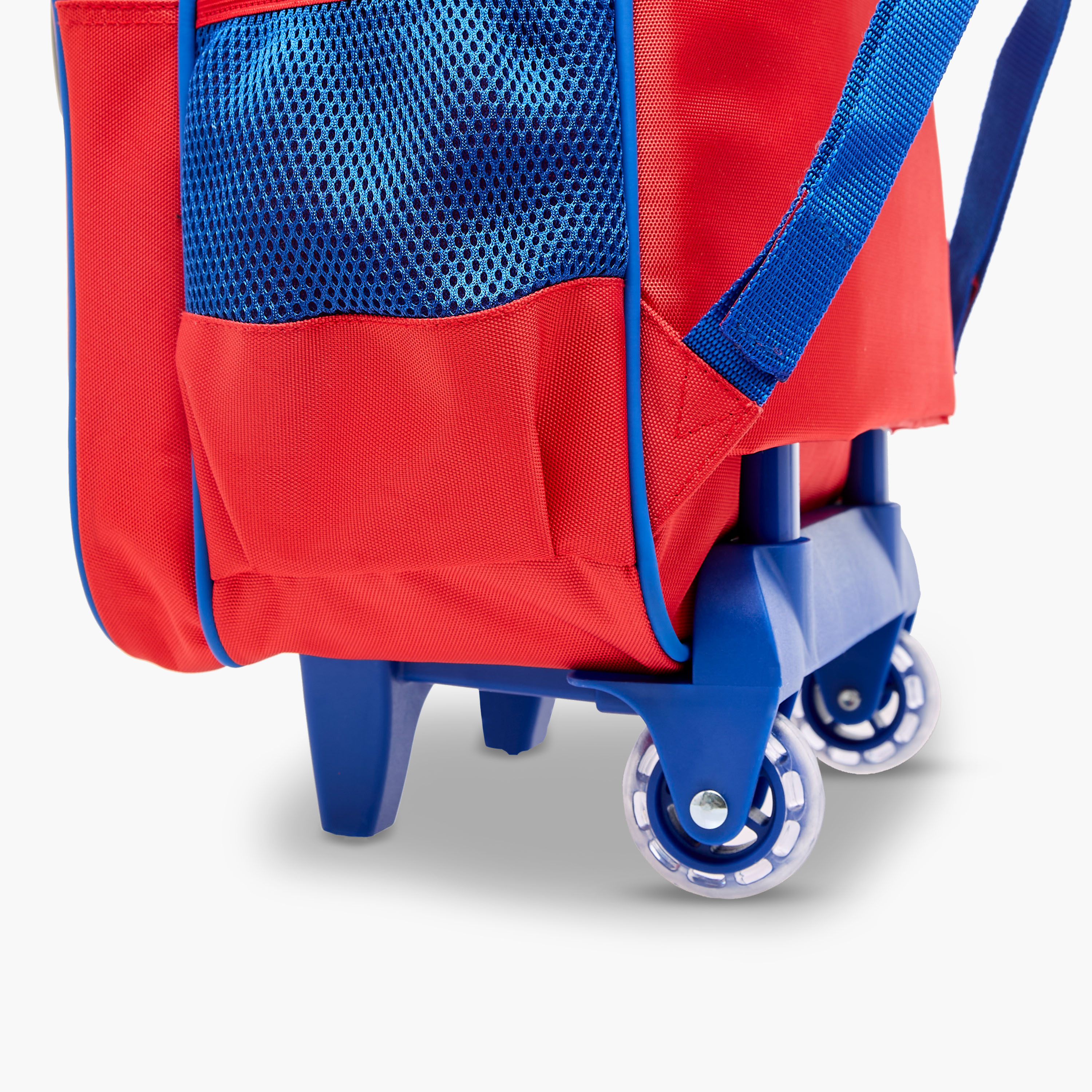 شنطة ترولي للأولاد 8-13 سنة بحزام قابل للتعديل وتصميم سبايدرمان من مارفل-school-bagsandbackpacks-trolleybags-image-13