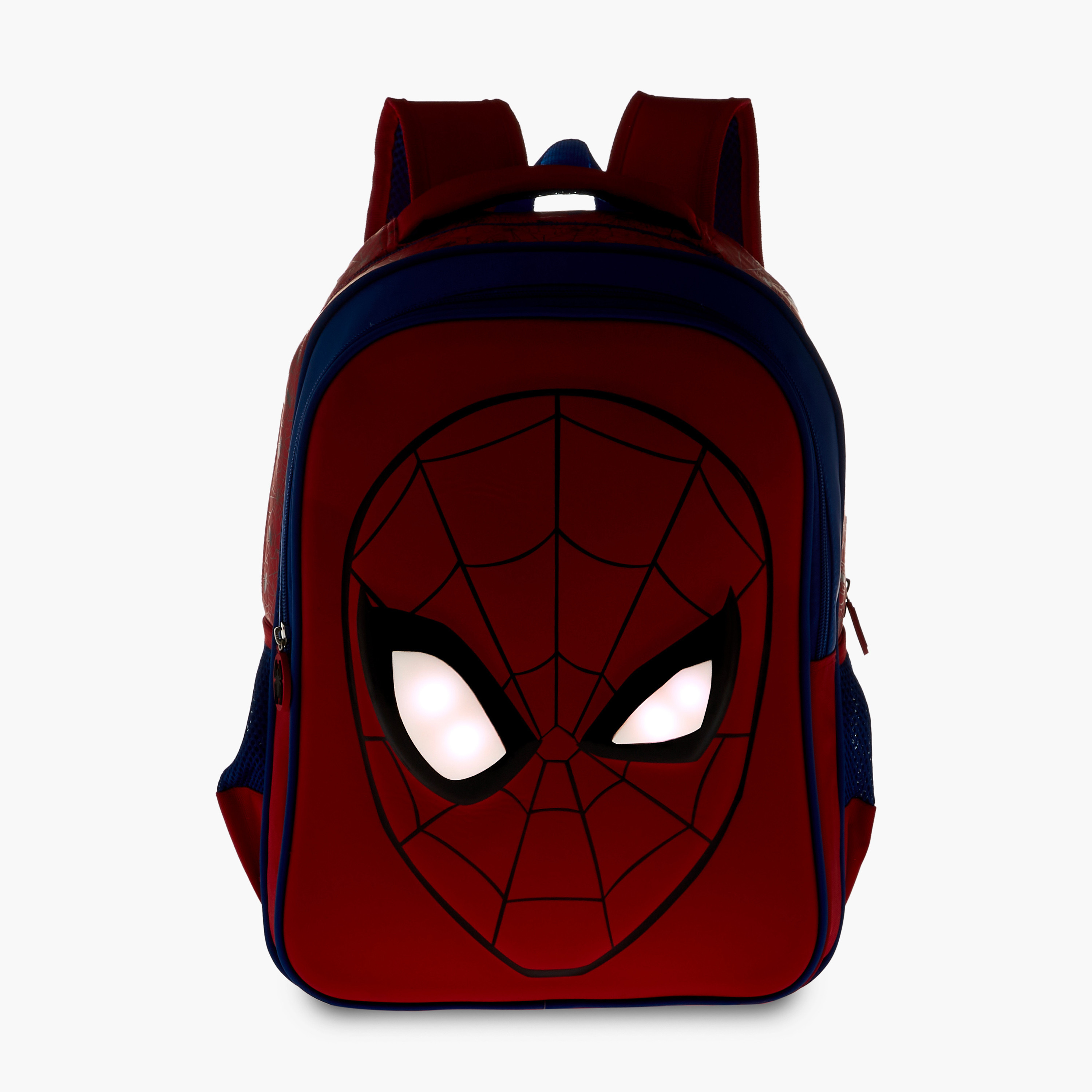 Spider-Man Print Backpack with Adjustable Shoulder Straps and Zip Closure - 18 inches-school-bagsandbackpacks-backpacks-image-12