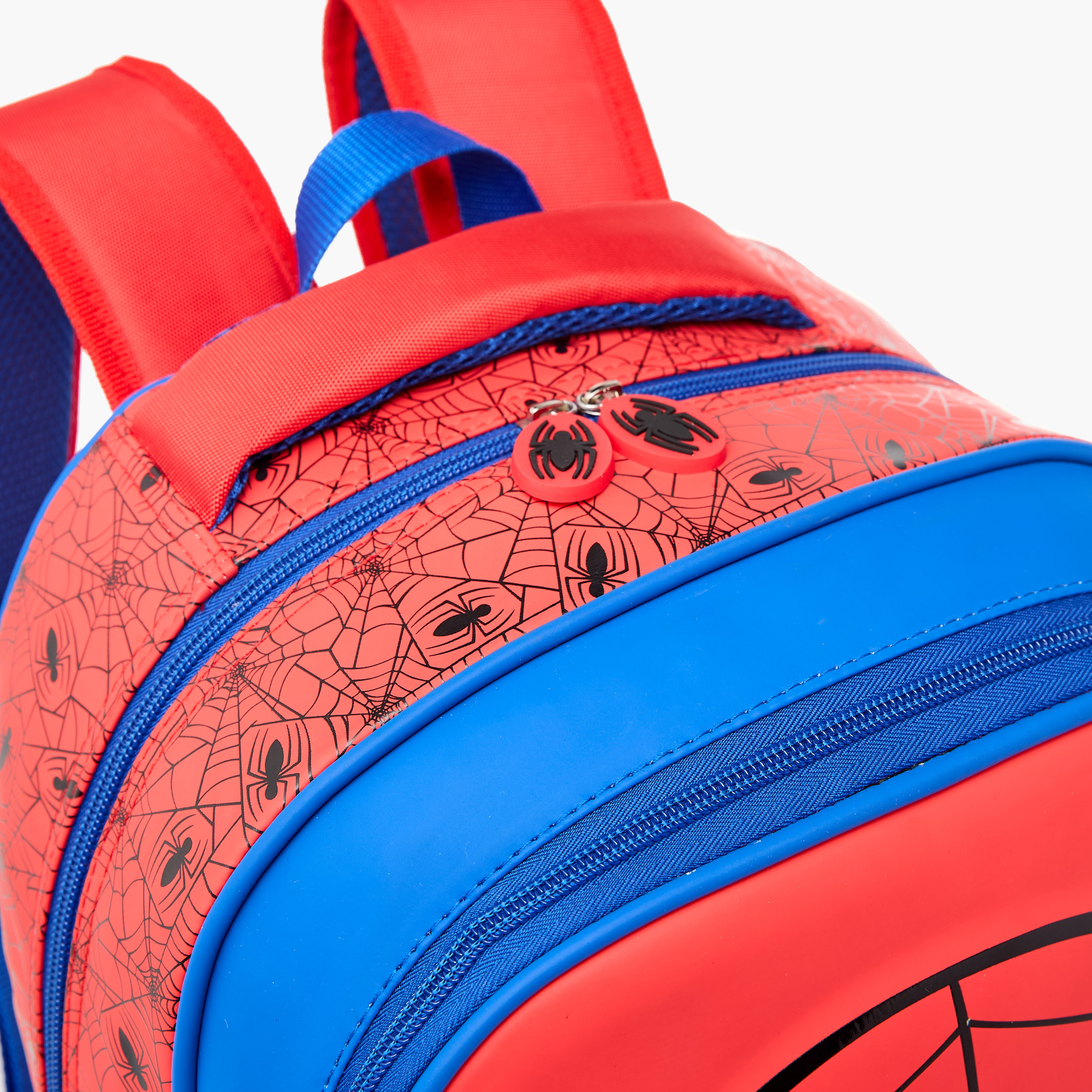 Spider-Man Print Backpack with Adjustable Shoulder Straps and Zip Closure - 18 inches-school-bagsandbackpacks-backpacks-image-8
