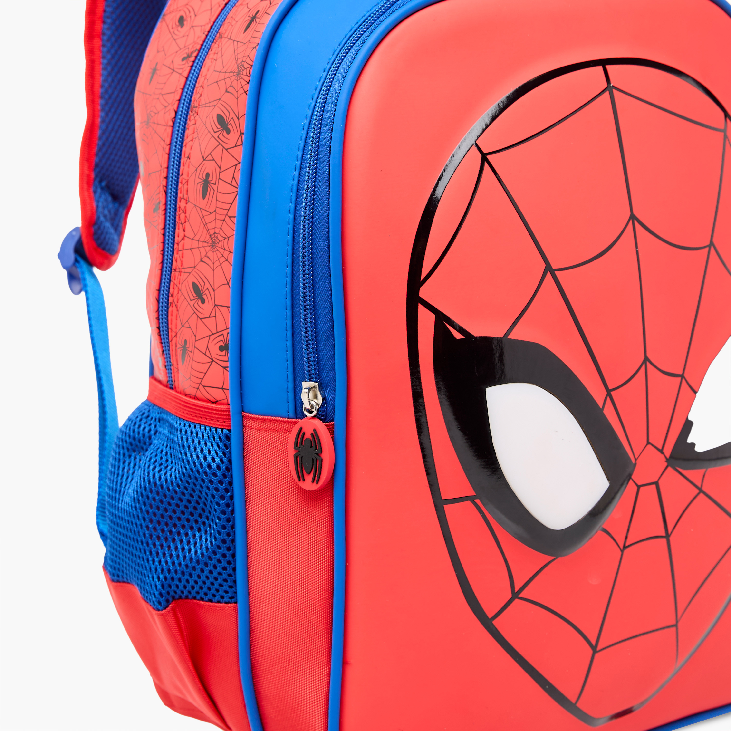 Spider-Man Print Backpack with Adjustable Shoulder Straps and Zip Closure - 18 inches-school-bagsandbackpacks-backpacks-image-9