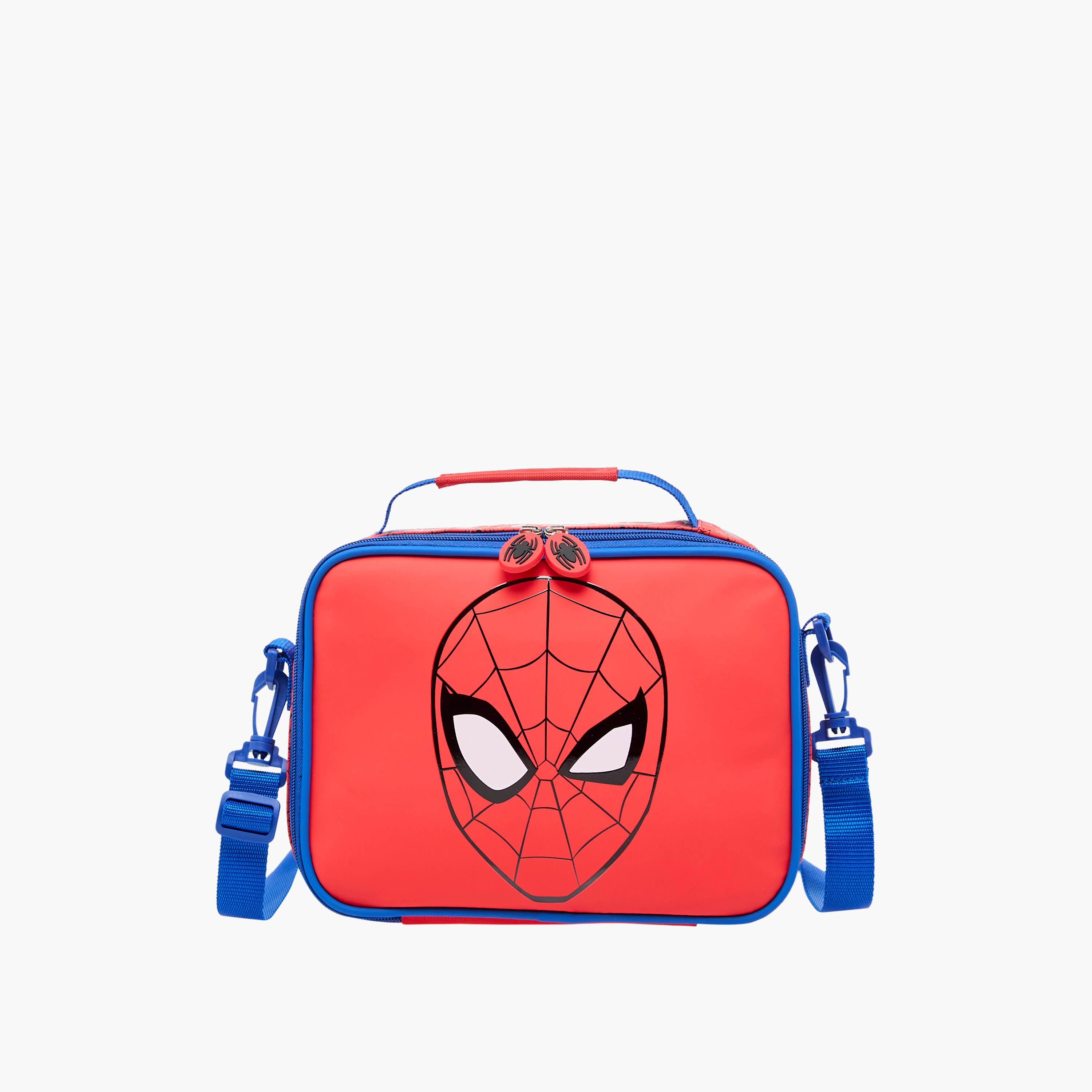 Spider-Man Print Lunch Bag with Zip Closure-school-lunchessentials-lunchbags-image-1