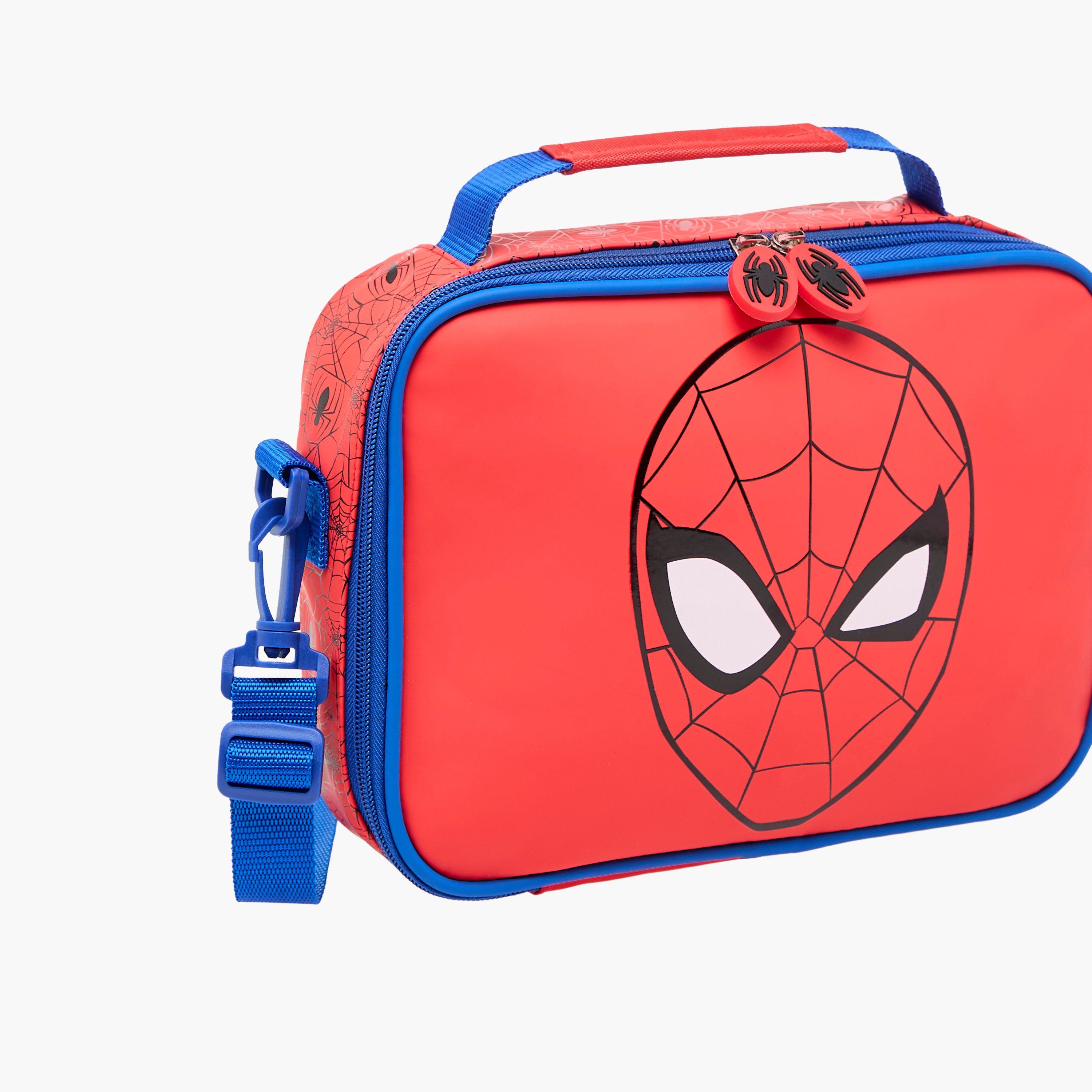 Spider-Man Print Lunch Bag with Zip Closure-school-lunchessentials-lunchbags-image-6