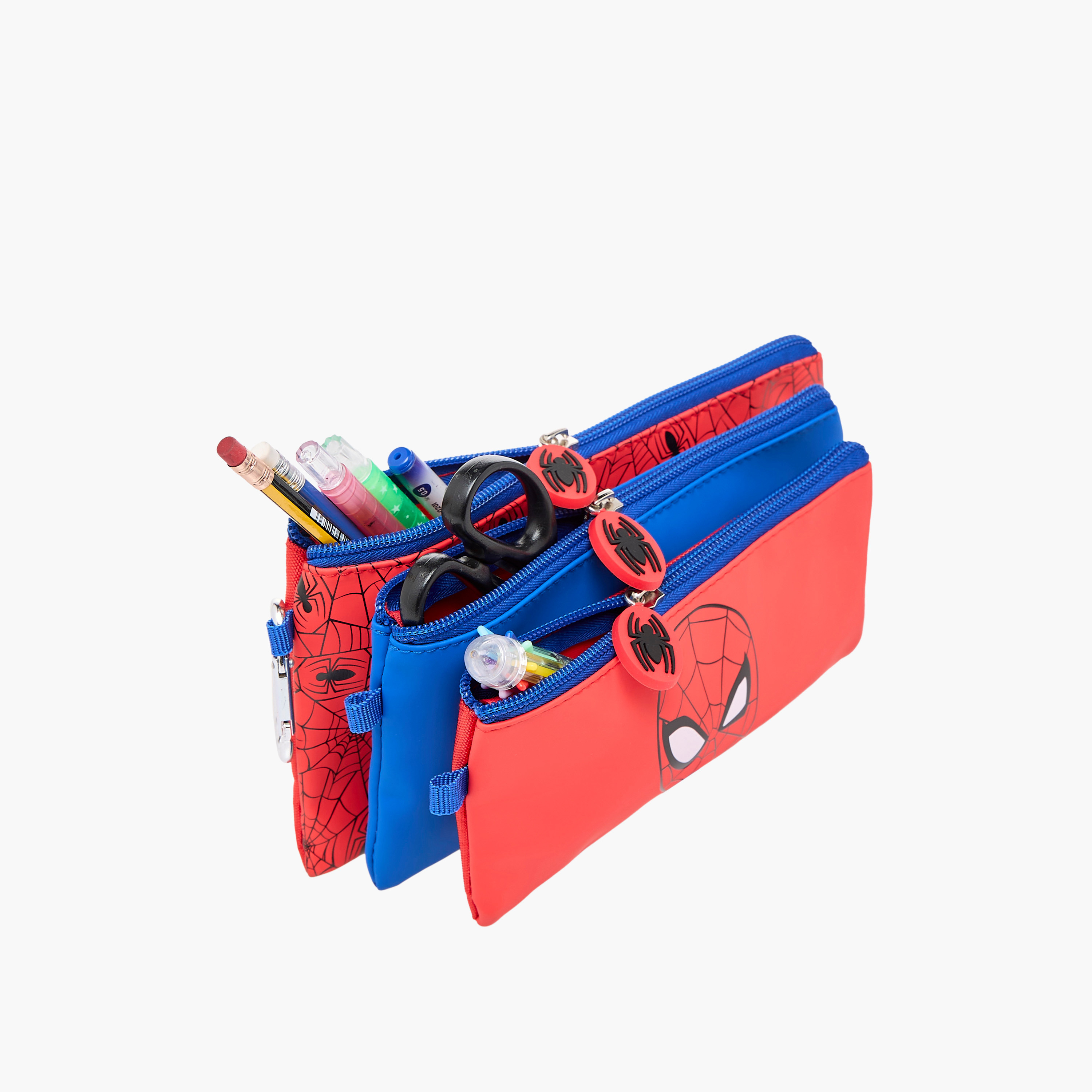 مقلمة بسحاب إغلاق وطبعات سبايدر مان-school-stationery-pencilcases-image-1