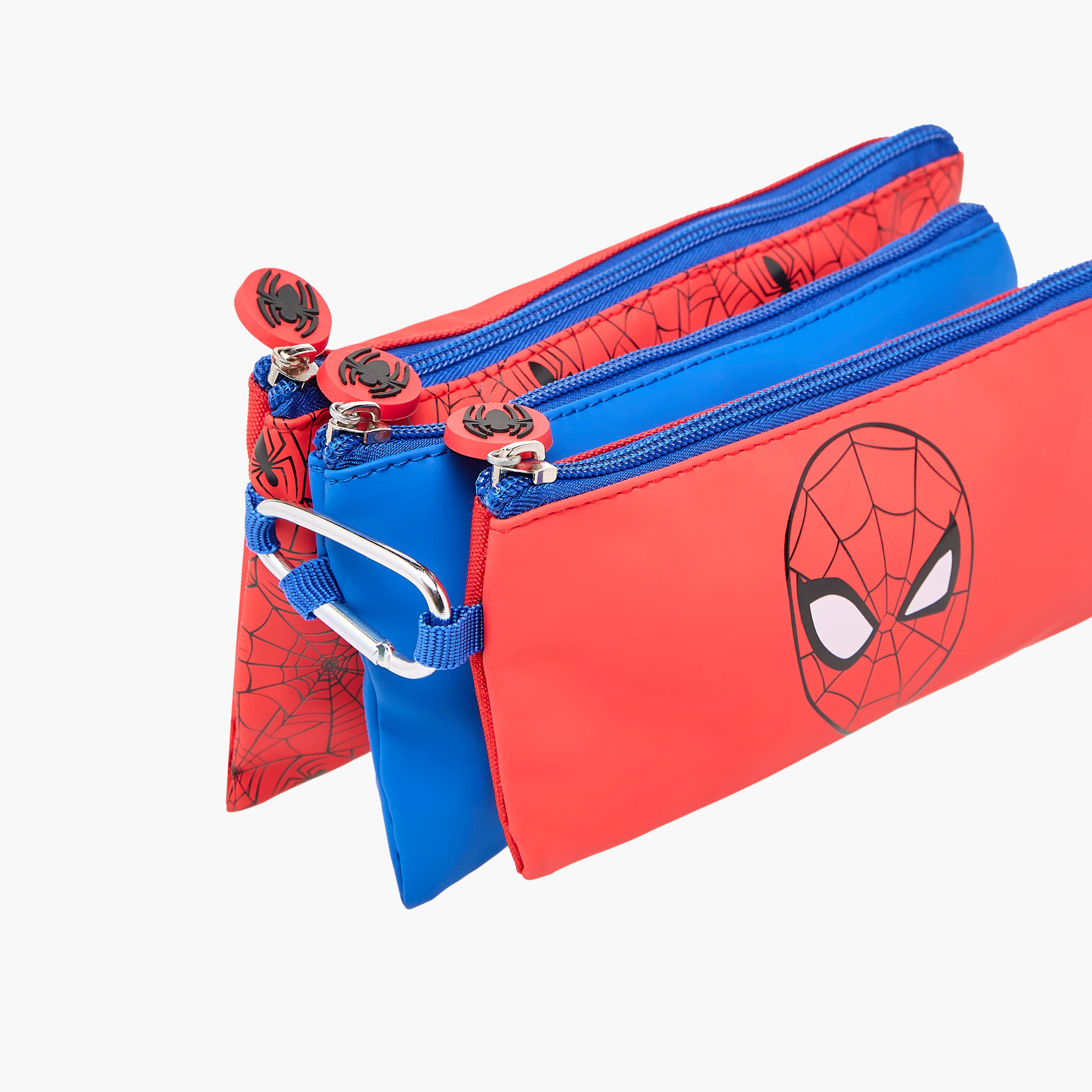 مقلمة بسحاب إغلاق وطبعات سبايدر مان-school-stationery-pencilcases-image-4