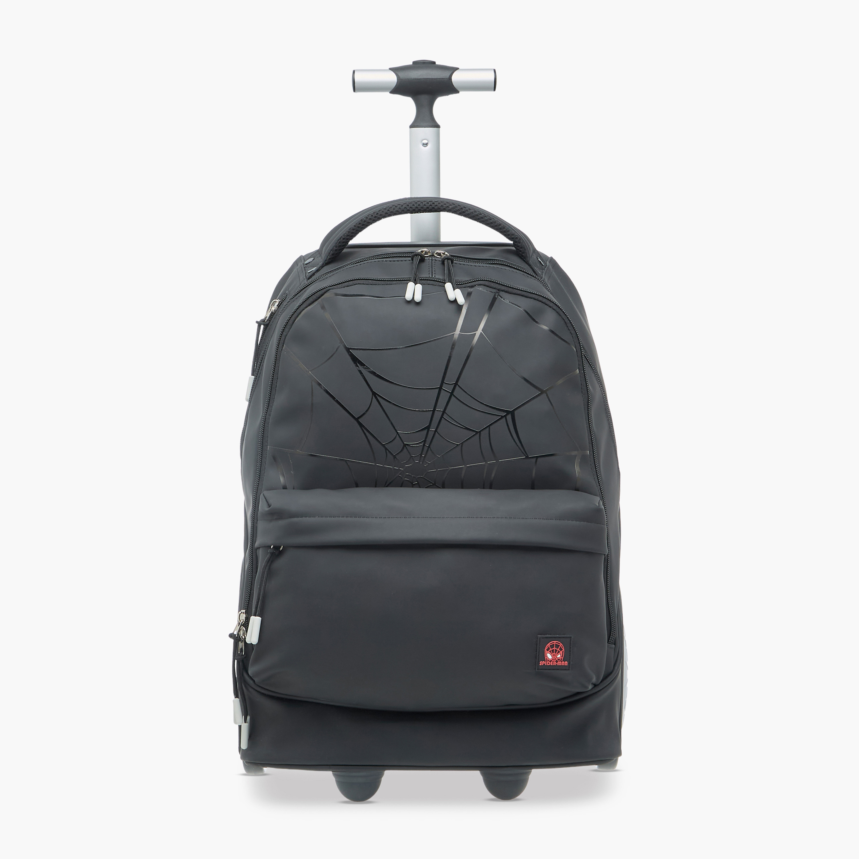 Marvel Spider-Man Trolley Bag for Boys 8-13 Years with Laptop Compartment -school-bagsandbackpacks-trolleybags-image-2