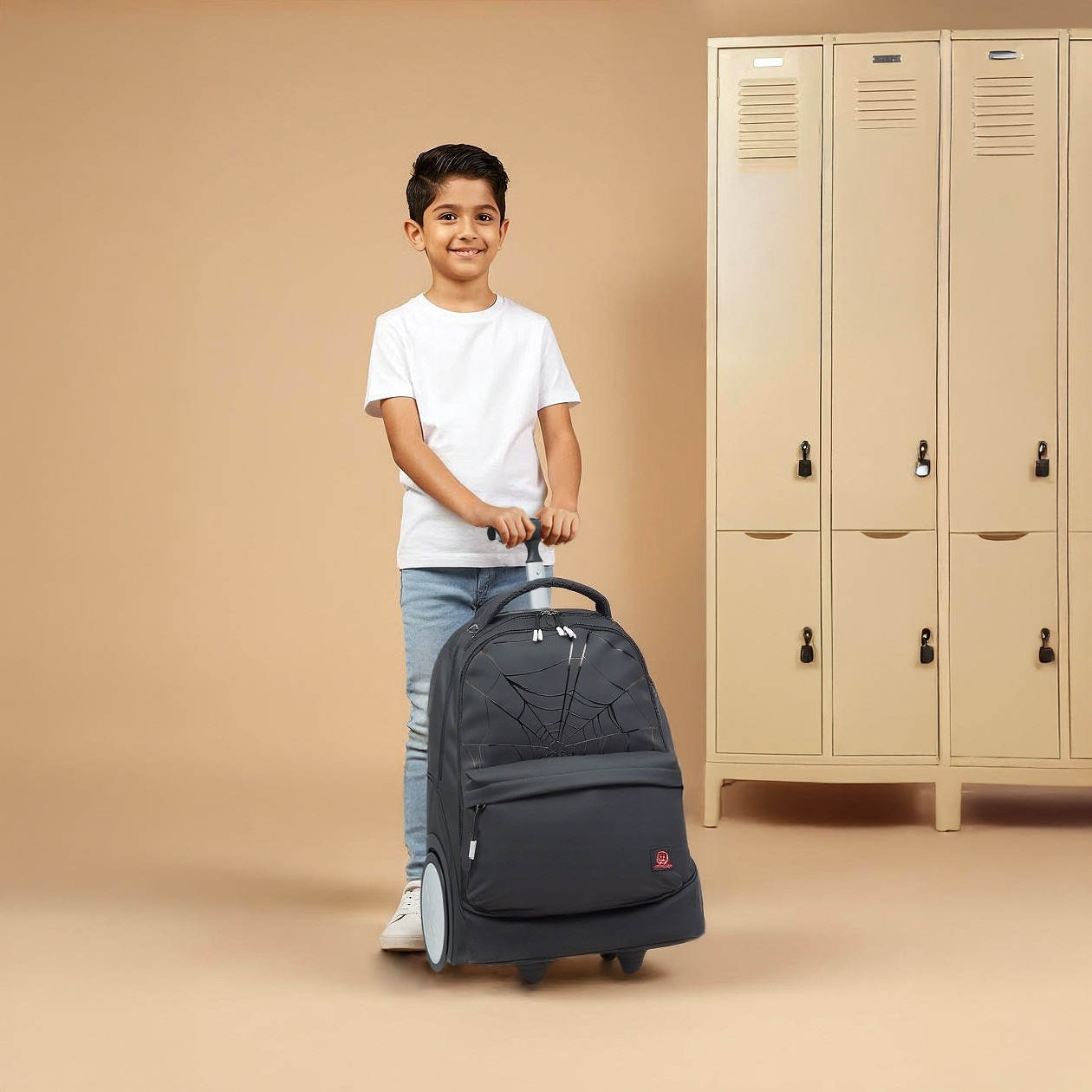 Marvel Spider-Man Trolley Bag for Boys 8-13 Years with Laptop Compartment -school-bagsandbackpacks-trolleybags-image-4